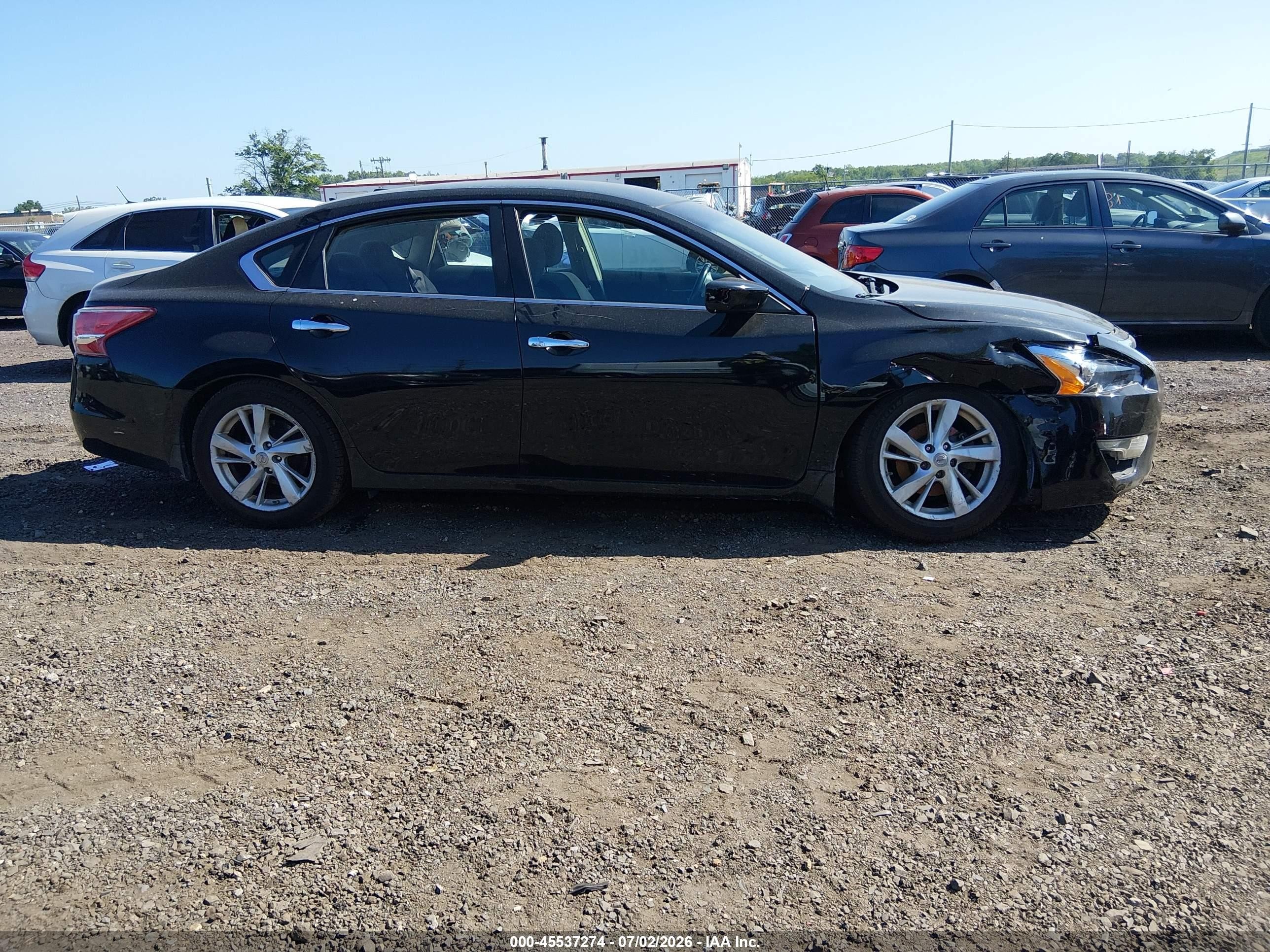 2013 Nissan Altima 2.5 Sv Black vin: 1N4AL3AP7DC178216