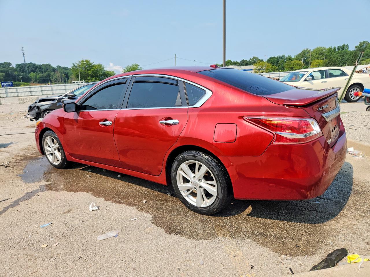2013 Nissan Altima 2.5 Красный vin: 1N4AL3AP7DC188423