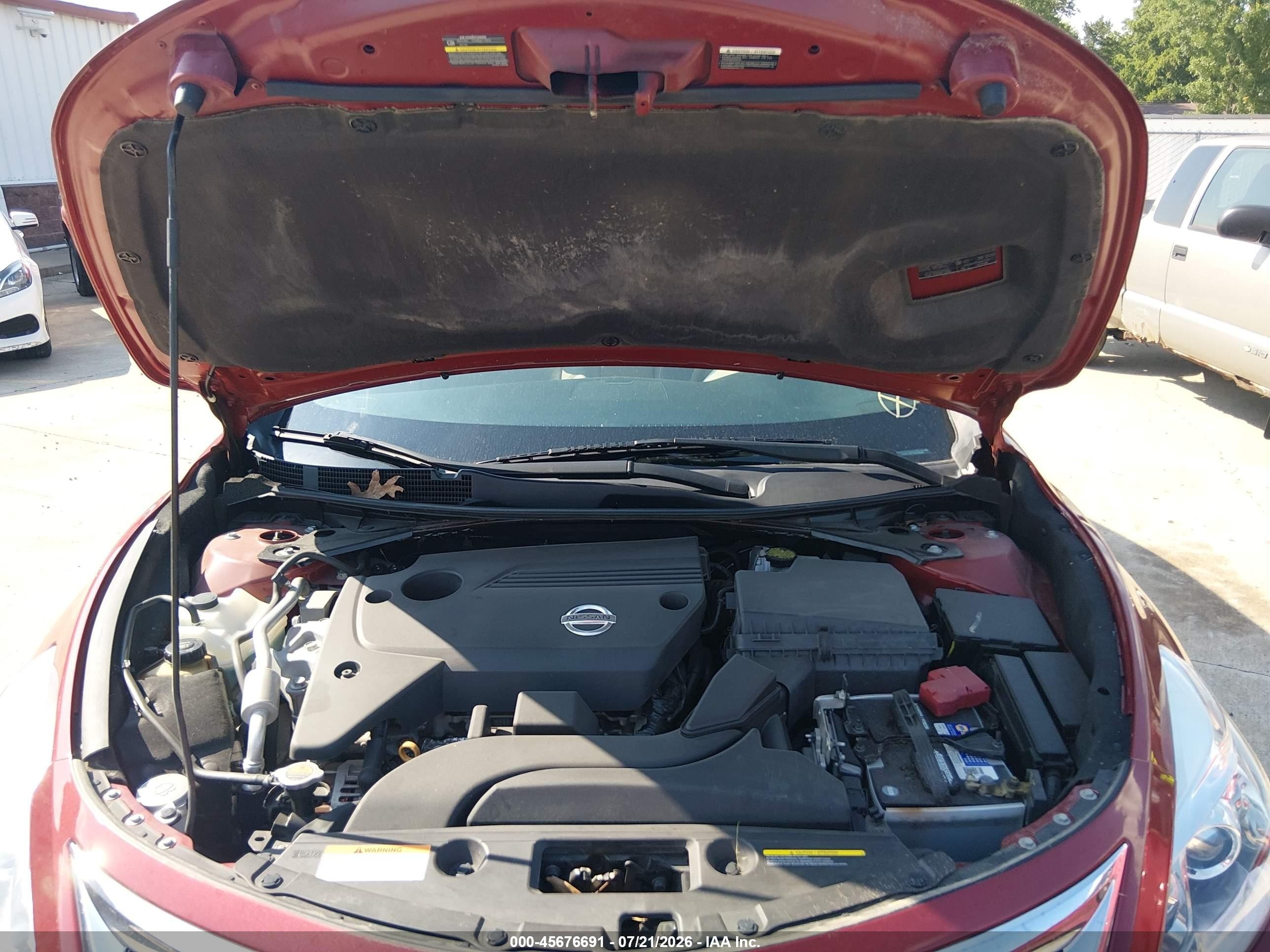 2013 Nissan Altima 2.5 Sl Red vin: 1N4AL3AP7DC190334