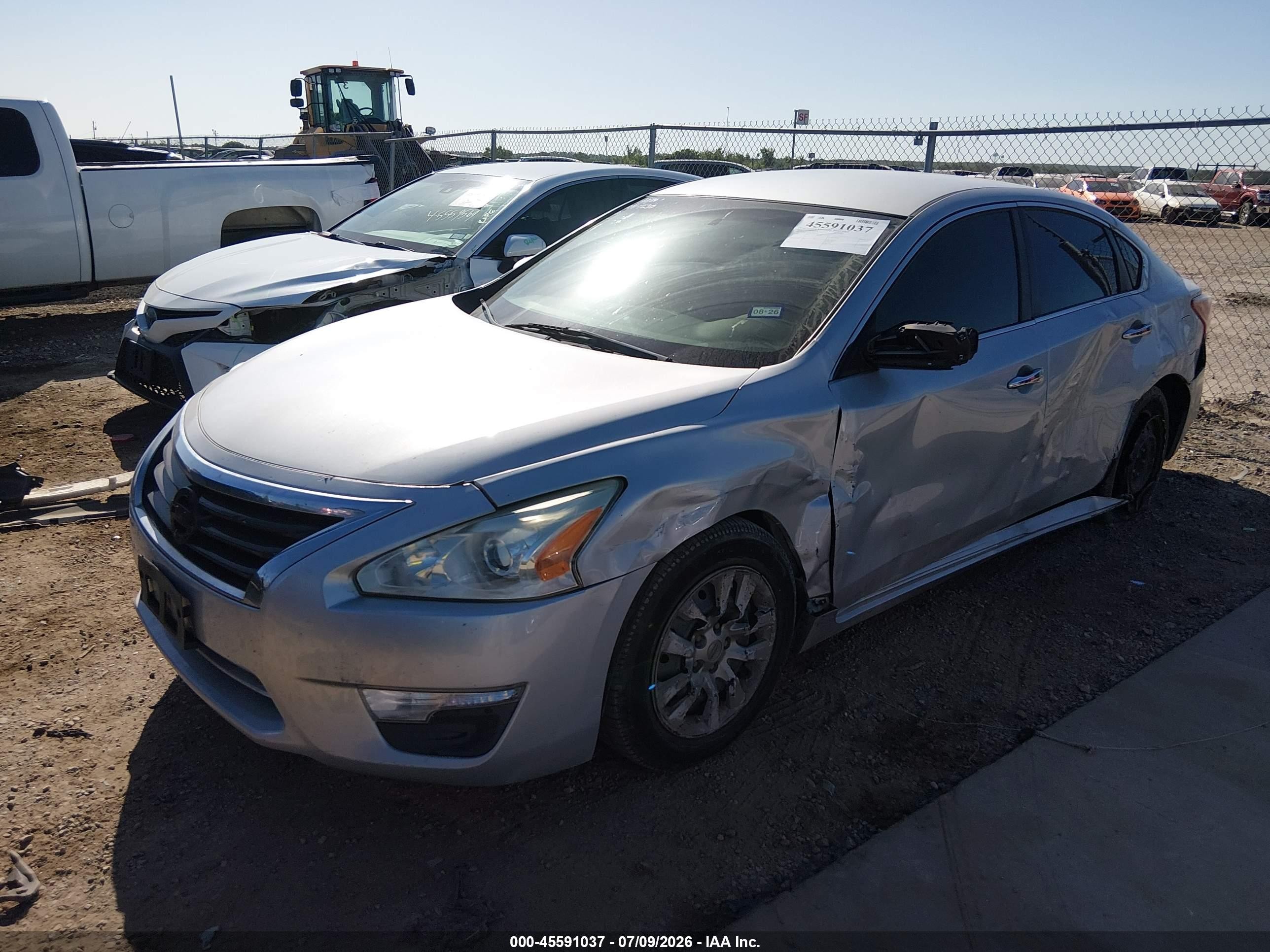2013 Nissan Altima 2.5 S Silver vin: 1N4AL3AP7DC204670