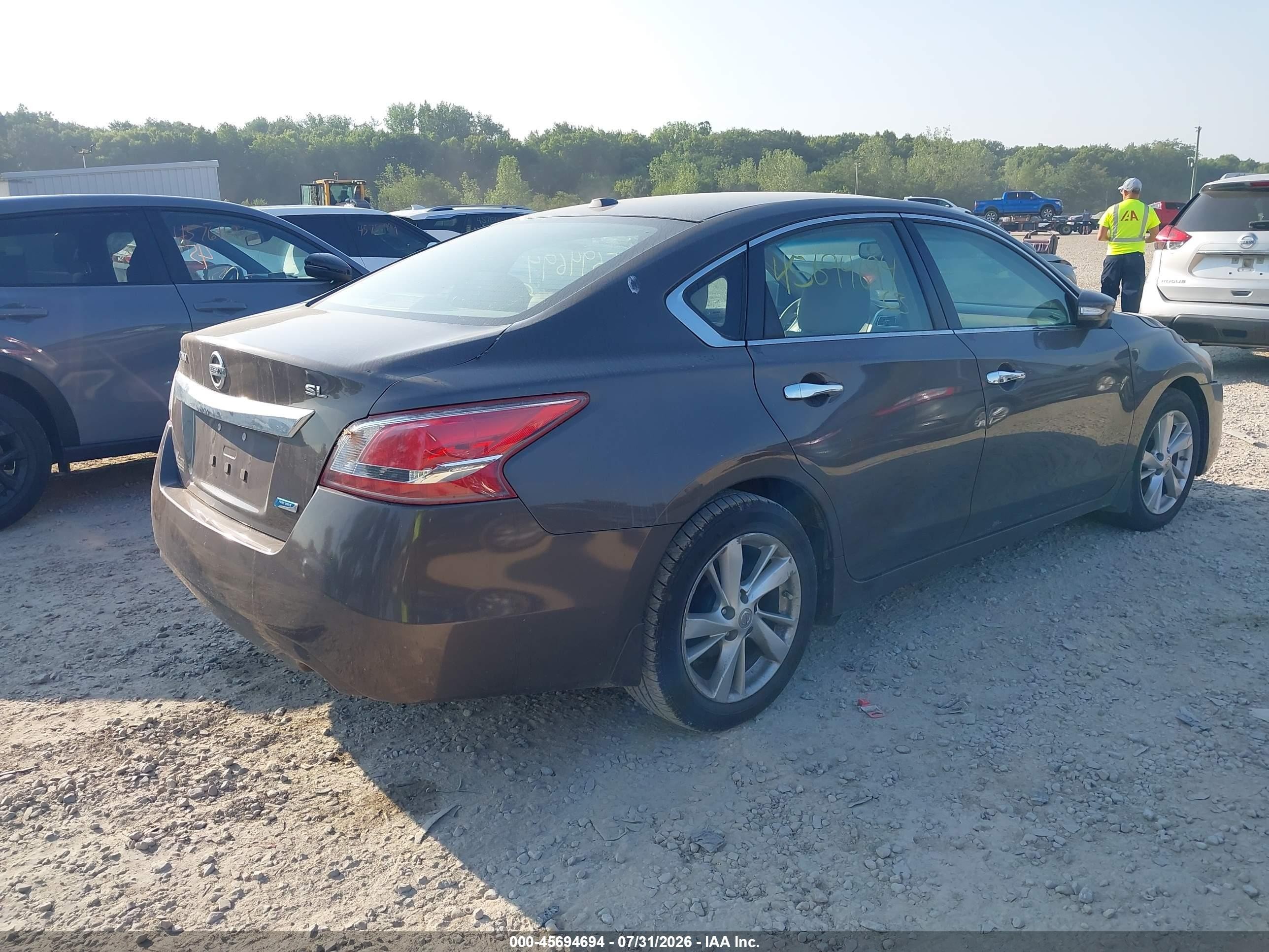 2013 Nissan Altima 2.5 Sl Brown vin: 1N4AL3AP7DC208377