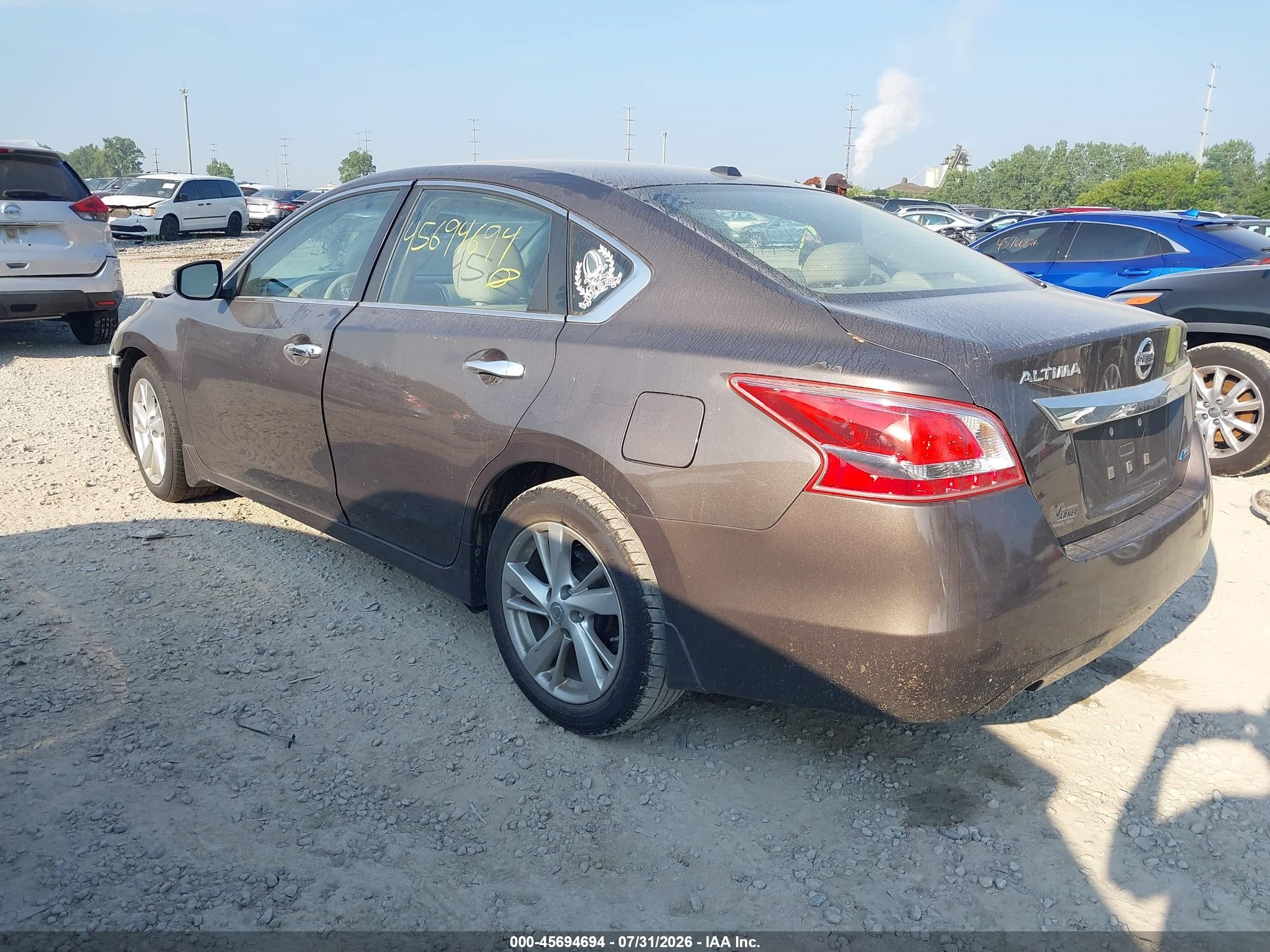 2013 Nissan Altima 2.5 Sl Brown vin: 1N4AL3AP7DC208377