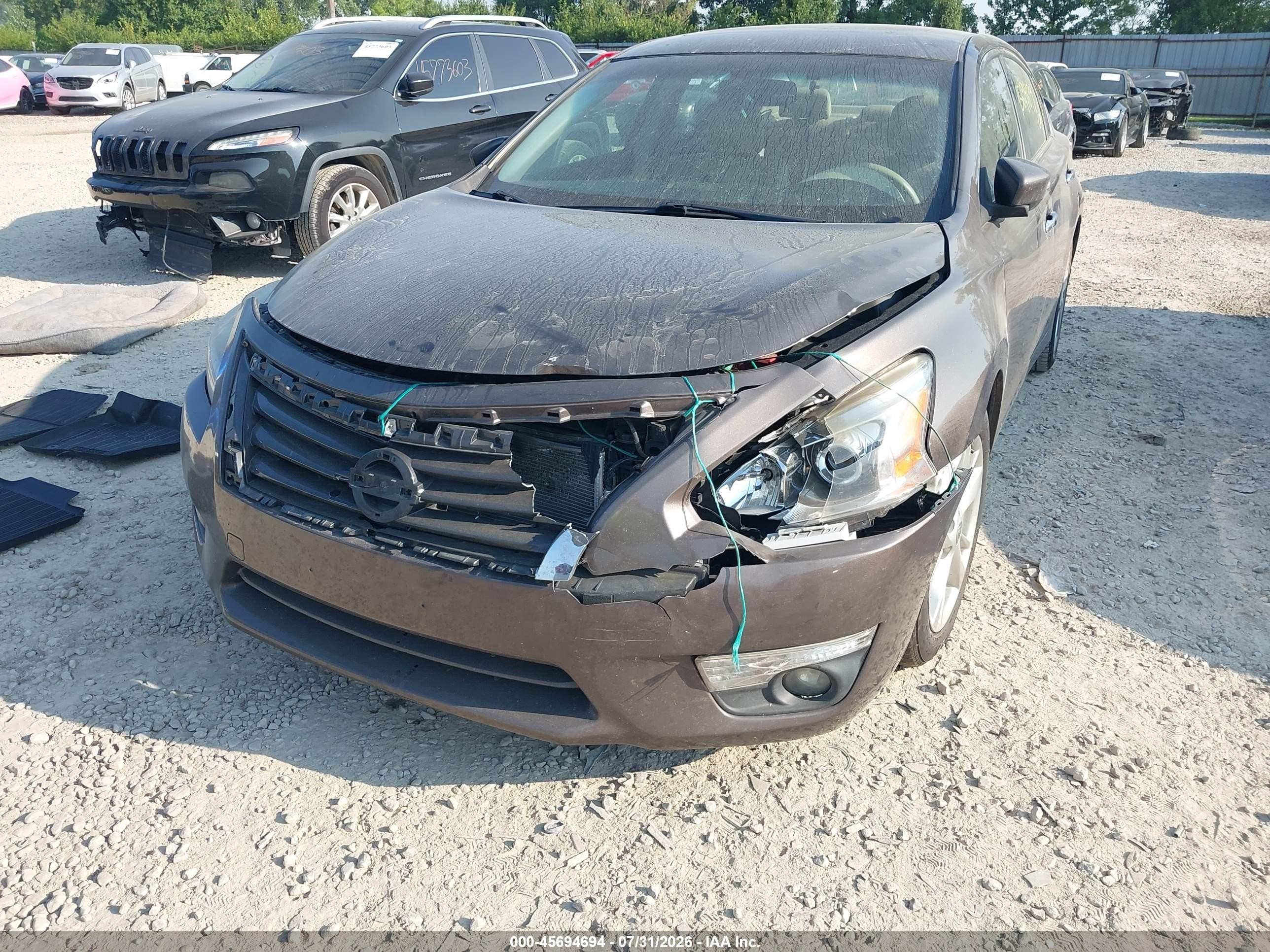 2013 Nissan Altima 2.5 Sl Brown vin: 1N4AL3AP7DC208377
