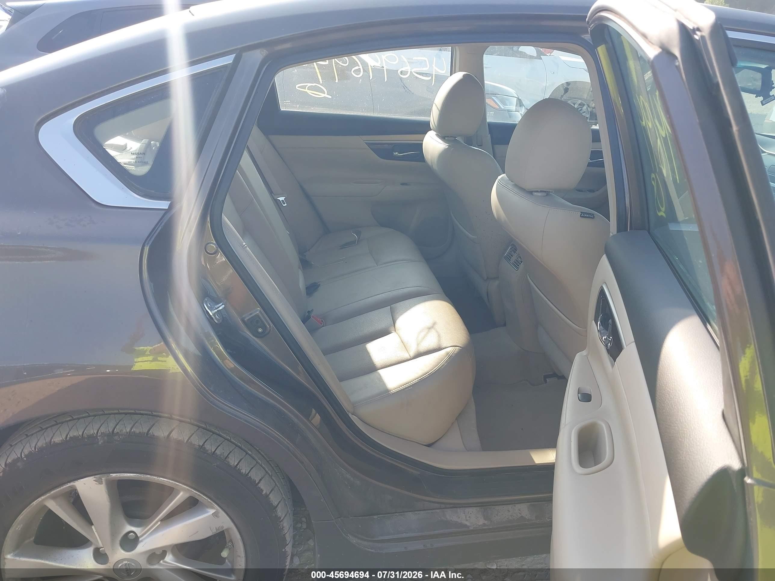 2013 Nissan Altima 2.5 Sl Brown vin: 1N4AL3AP7DC208377