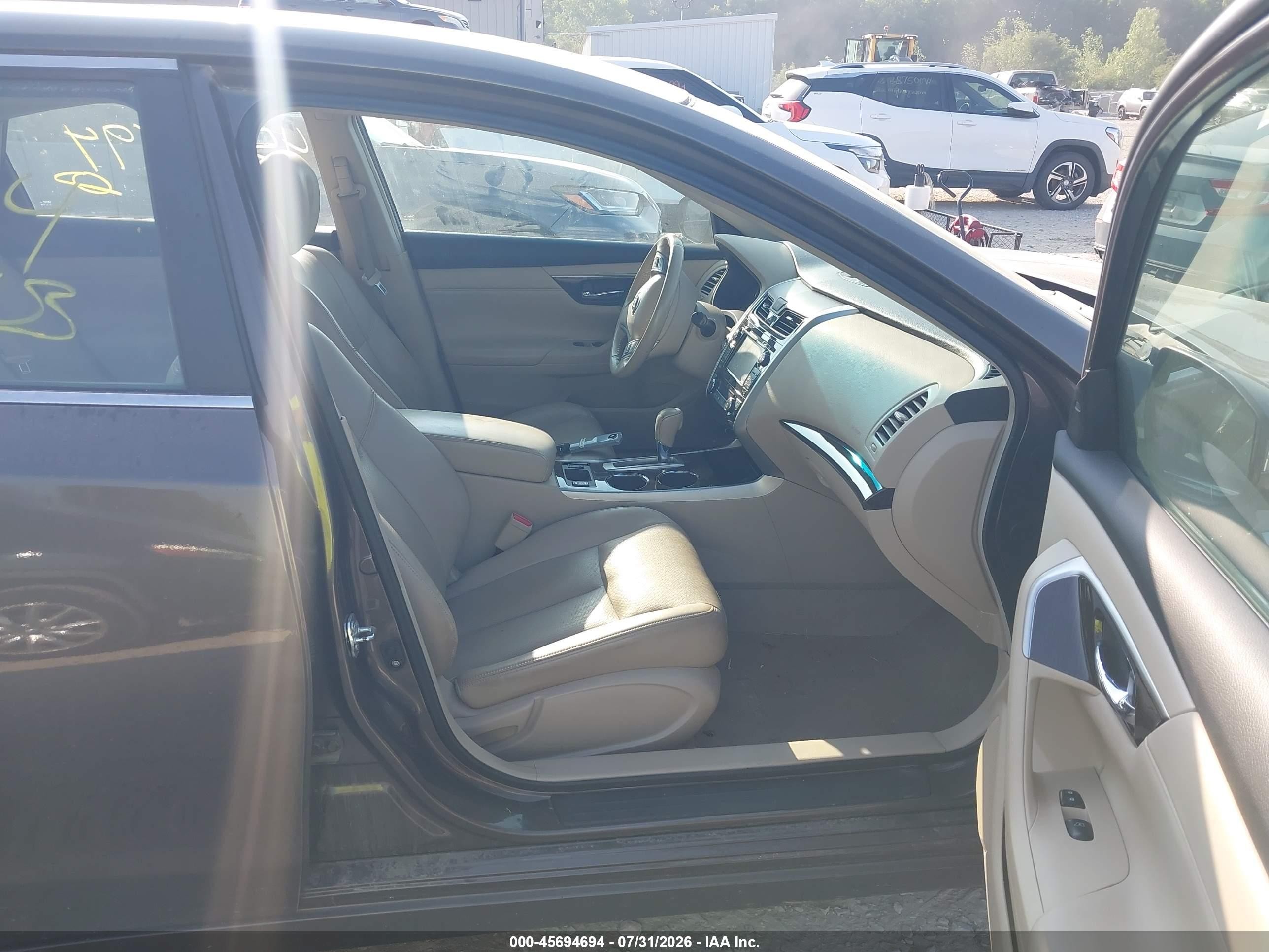 2013 Nissan Altima 2.5 Sl Brown vin: 1N4AL3AP7DC208377
