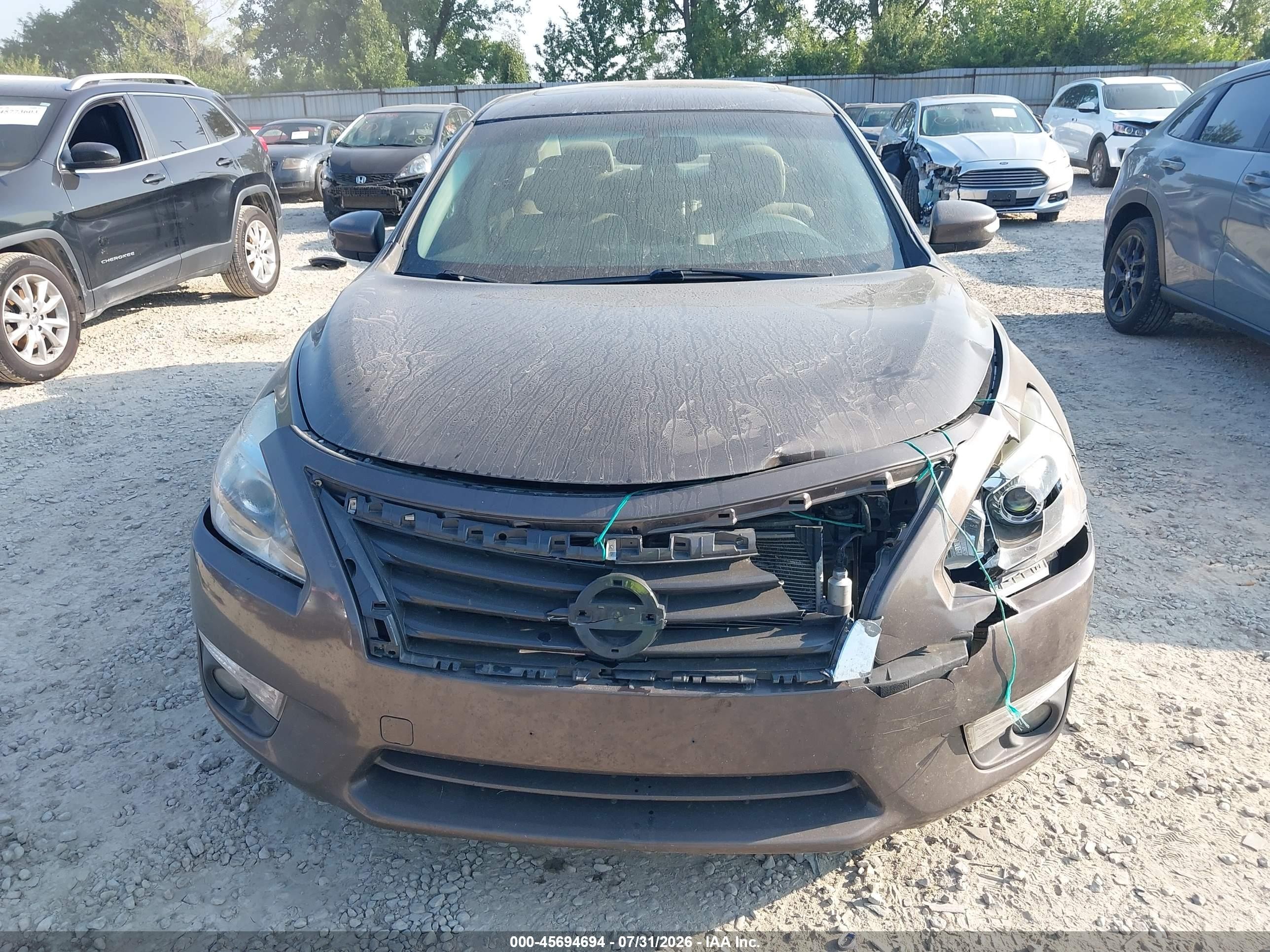 2013 Nissan Altima 2.5 Sl Brown vin: 1N4AL3AP7DC208377