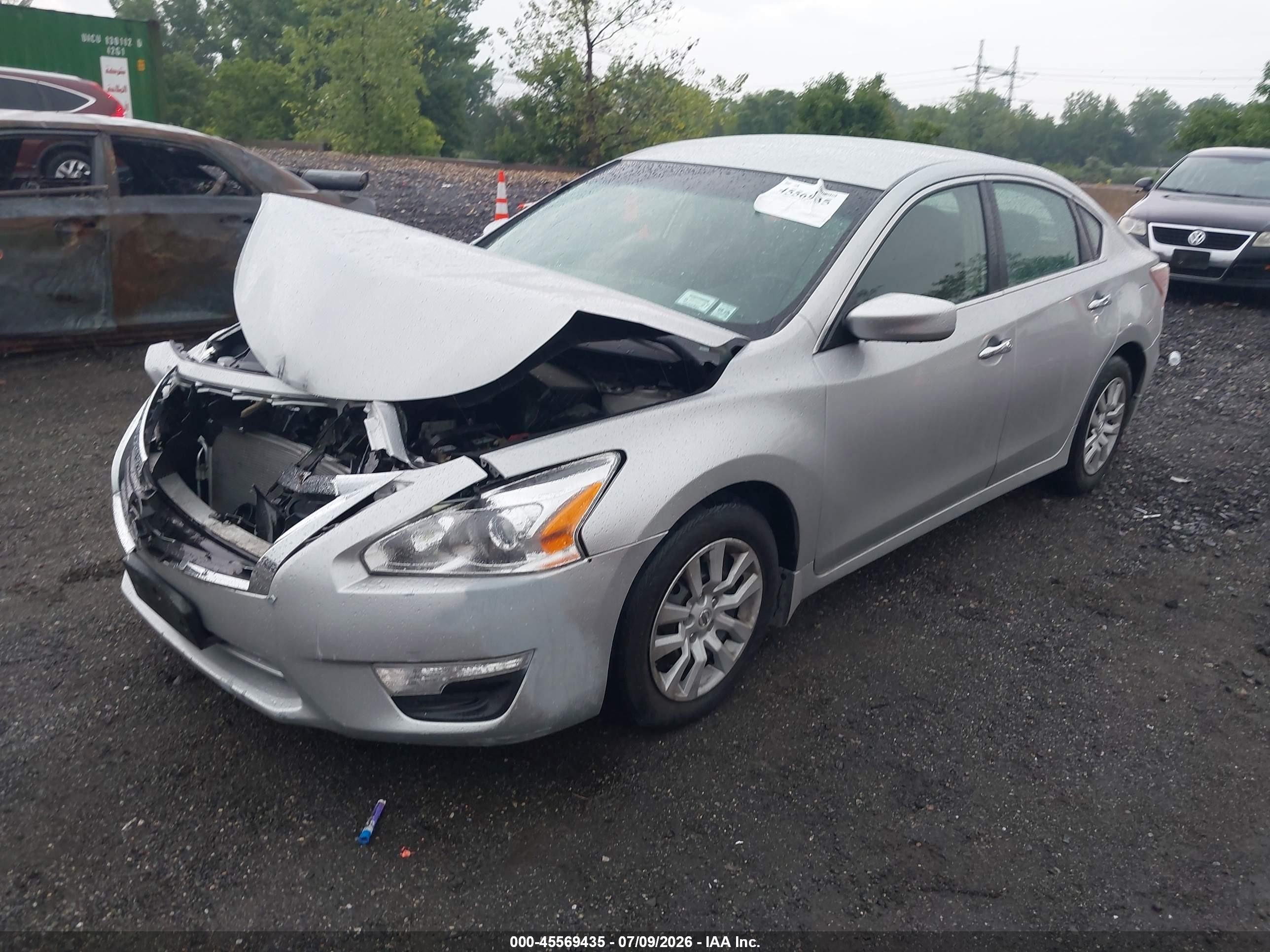 2013 Nissan Altima 2.5 S Серебряный vin: 1N4AL3AP7DC213045