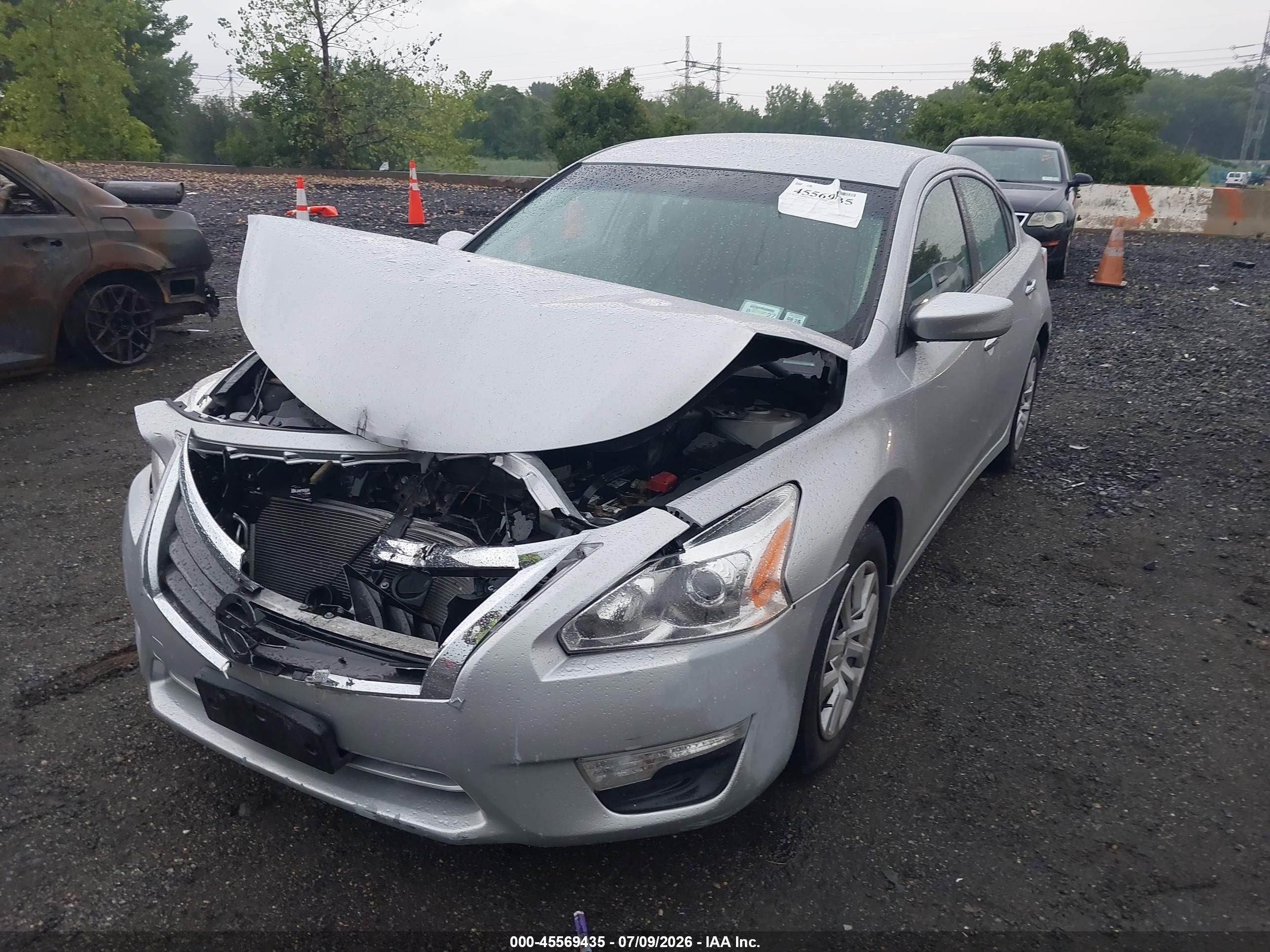 2013 Nissan Altima 2.5 S Серебряный vin: 1N4AL3AP7DC213045