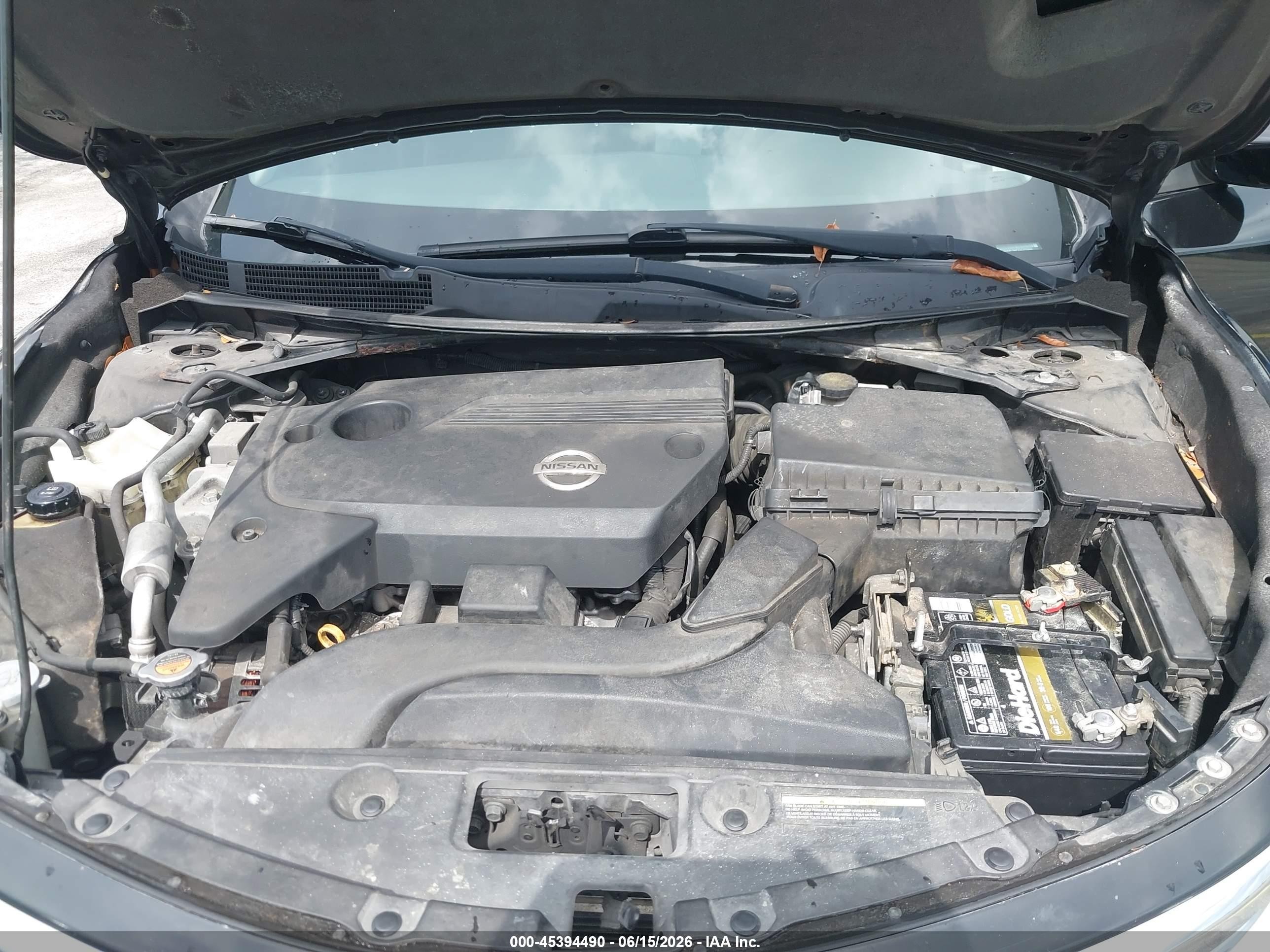 2013 Nissan Altima 2.5 S Black vin: 1N4AL3AP7DC215233