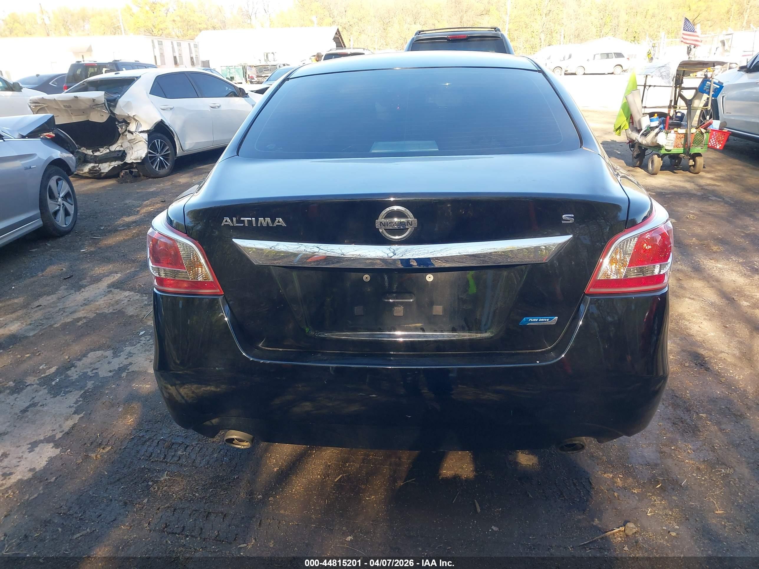 2013 Nissan Altima 2.5 S Black vin: 1N4AL3AP7DC246188