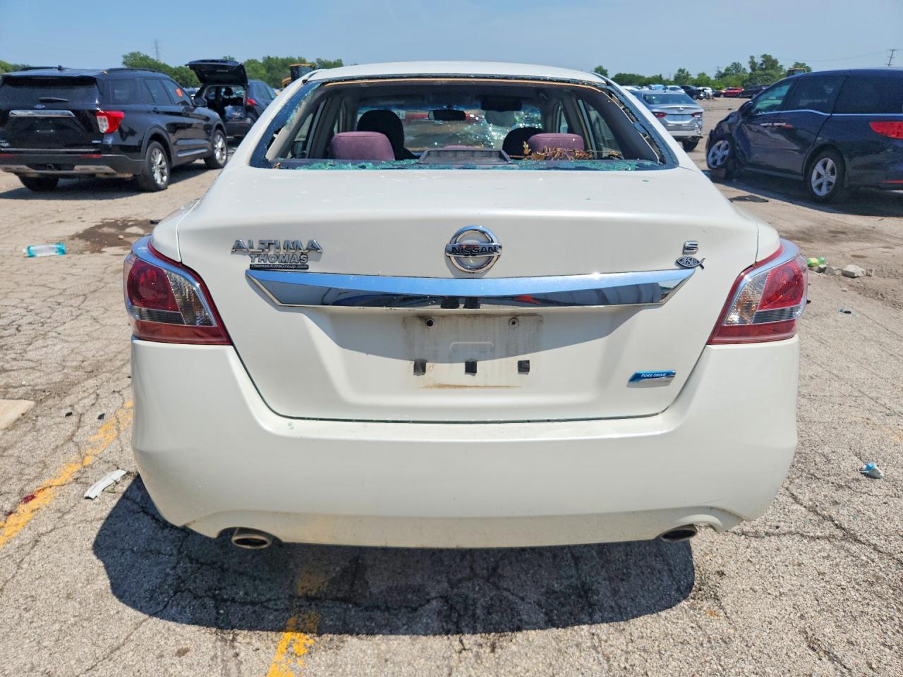 2013 Nissan Altima 2.5 White vin: 1N4AL3AP7DC247101