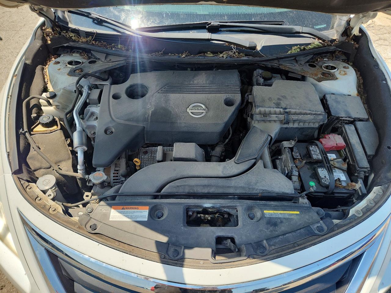 2013 Nissan Altima 2.5 White vin: 1N4AL3AP7DC247101