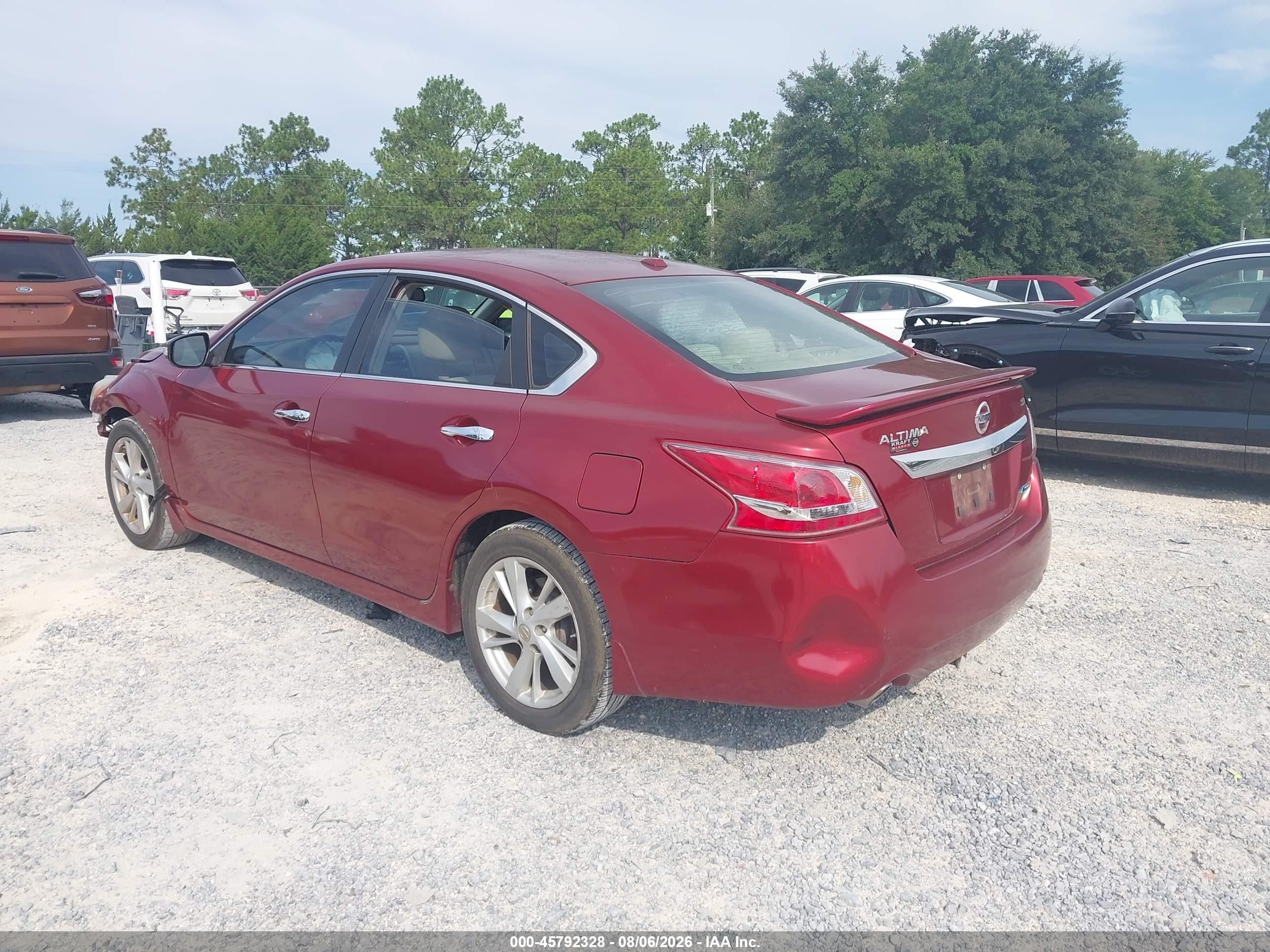 2013 Nissan Altima 2.5 Sv Red vin: 1N4AL3AP7DC254307
