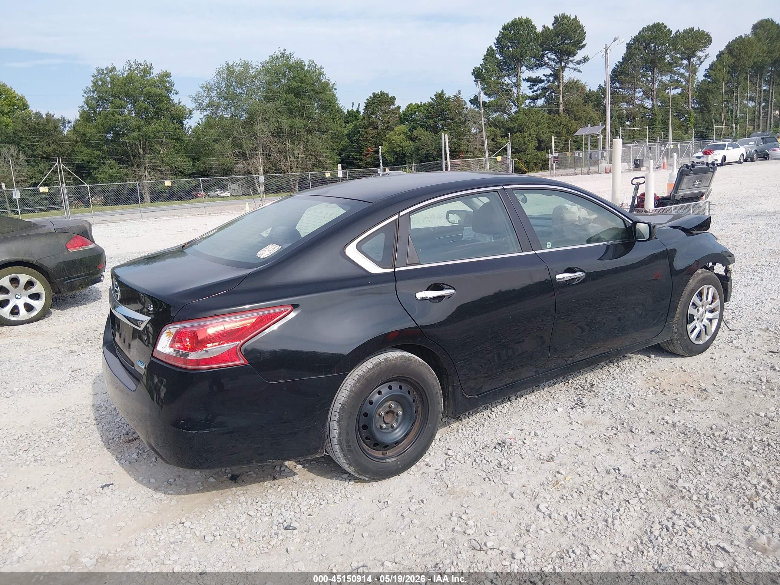 2013 Nissan Altima 2.5 S Black vin: 1N4AL3AP7DC266862