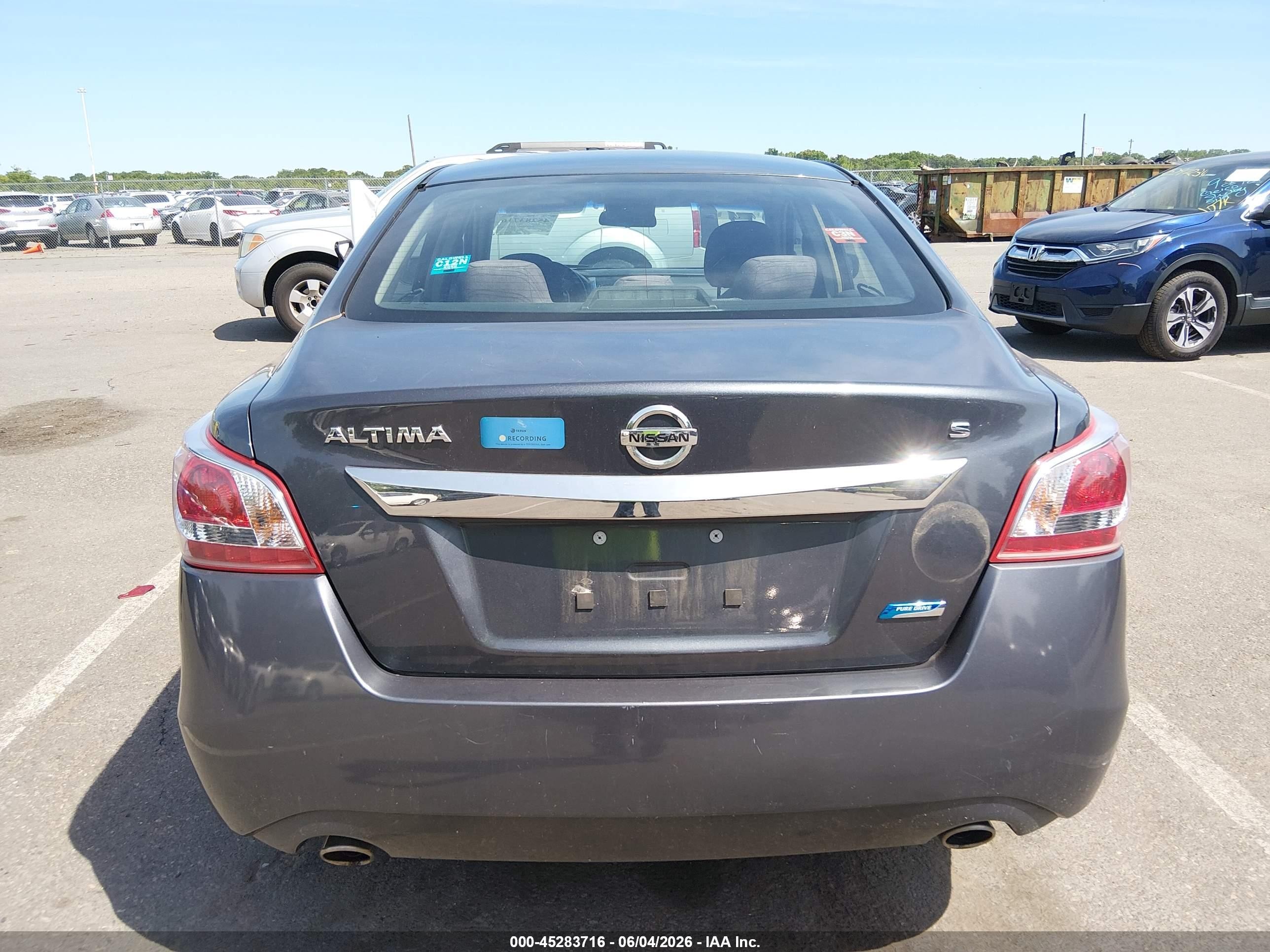 2013 Nissan Altima 2.5 S Gray vin: 1N4AL3AP7DC271057
