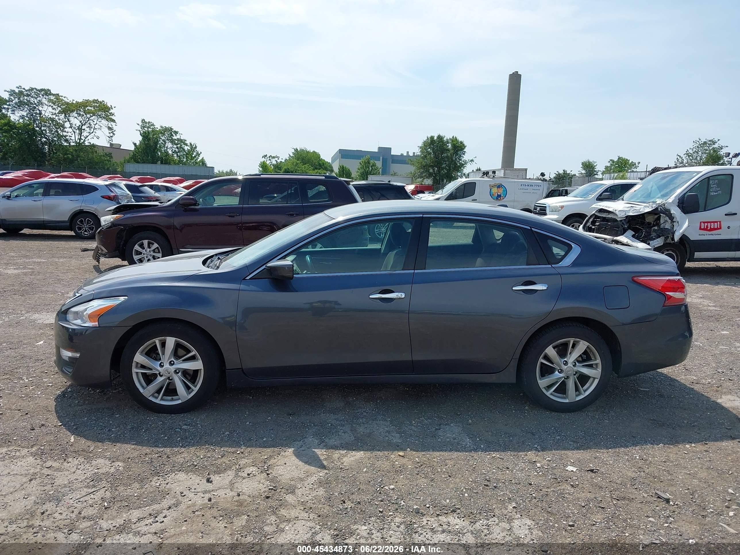 2013 Nissan Altima 2.5 Sv Gray vin: 1N4AL3AP7DC286464