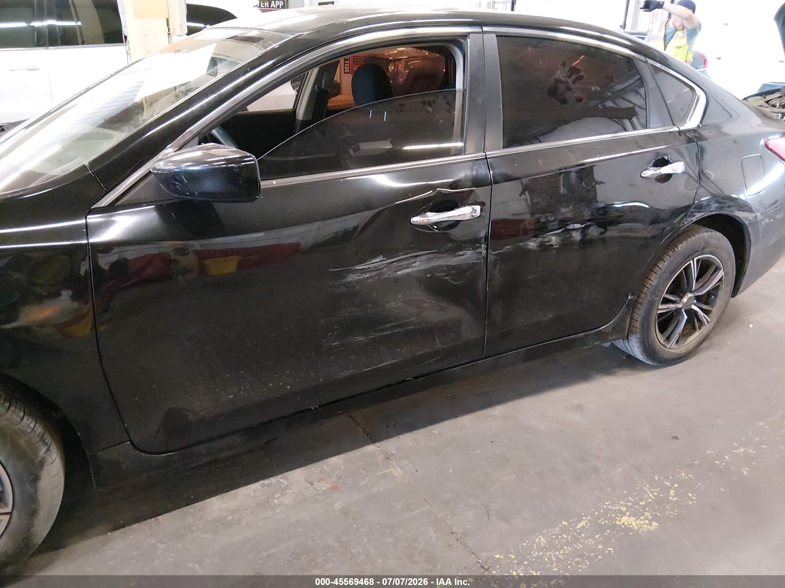 2013 Nissan Altima 2.5 S Black vin: 1N4AL3AP7DC288859