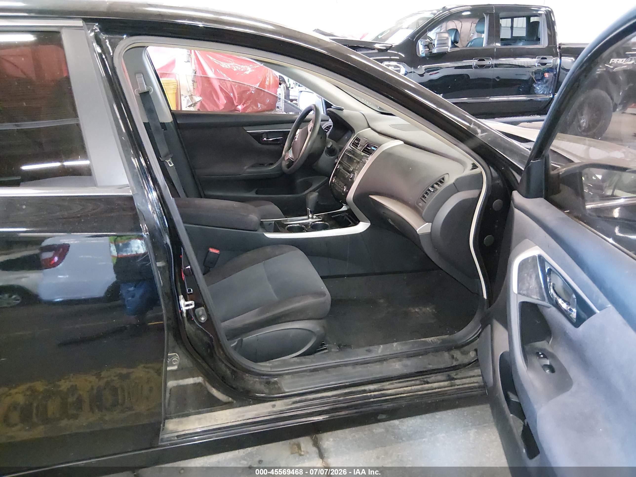 2013 Nissan Altima 2.5 S Black vin: 1N4AL3AP7DC288859