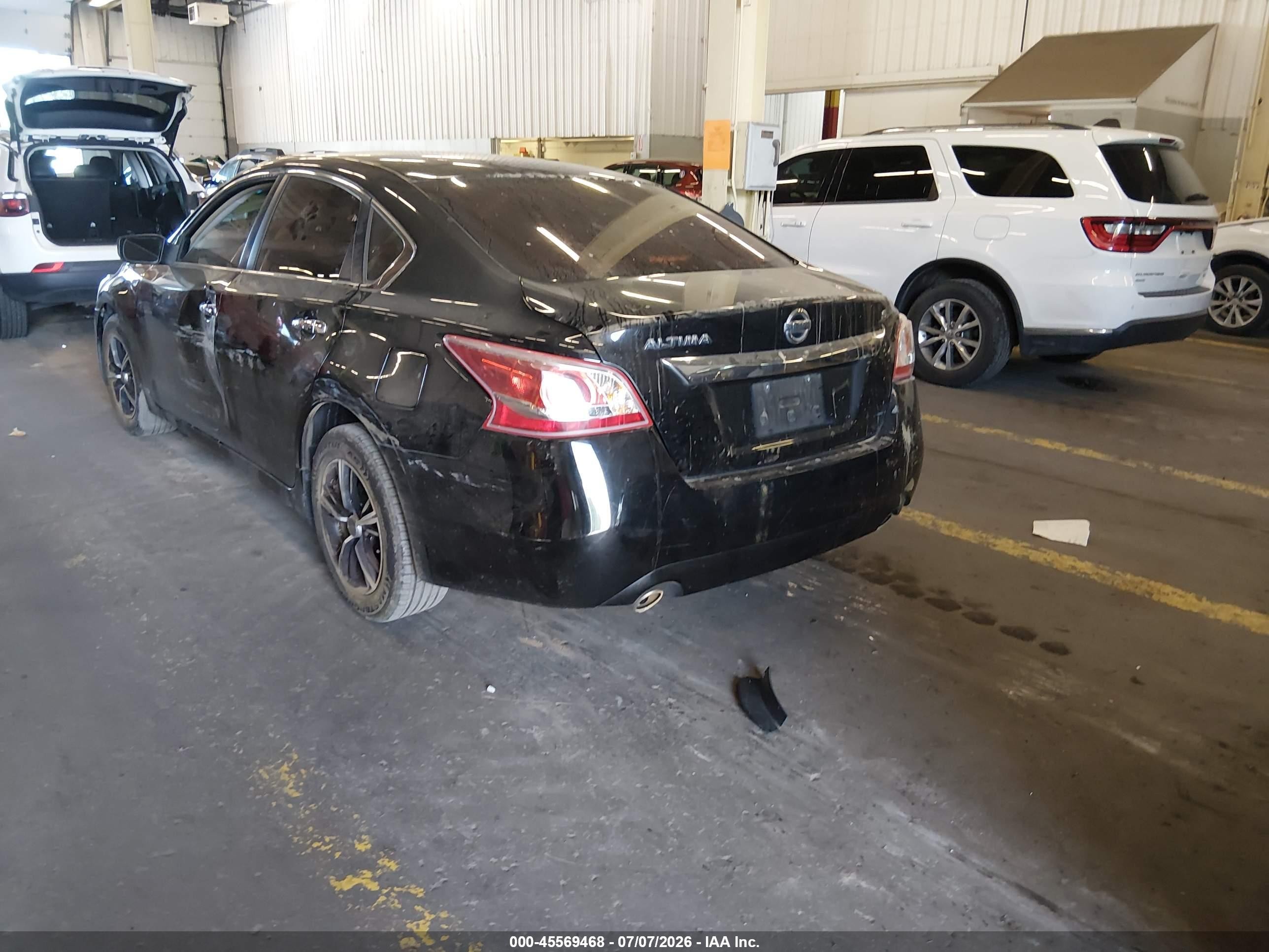2013 Nissan Altima 2.5 S Black vin: 1N4AL3AP7DC288859