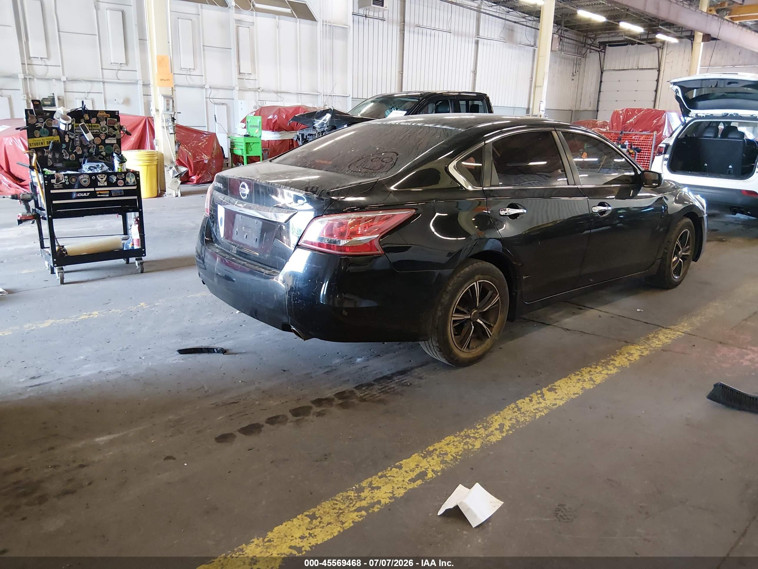 2013 Nissan Altima 2.5 S Black vin: 1N4AL3AP7DC288859