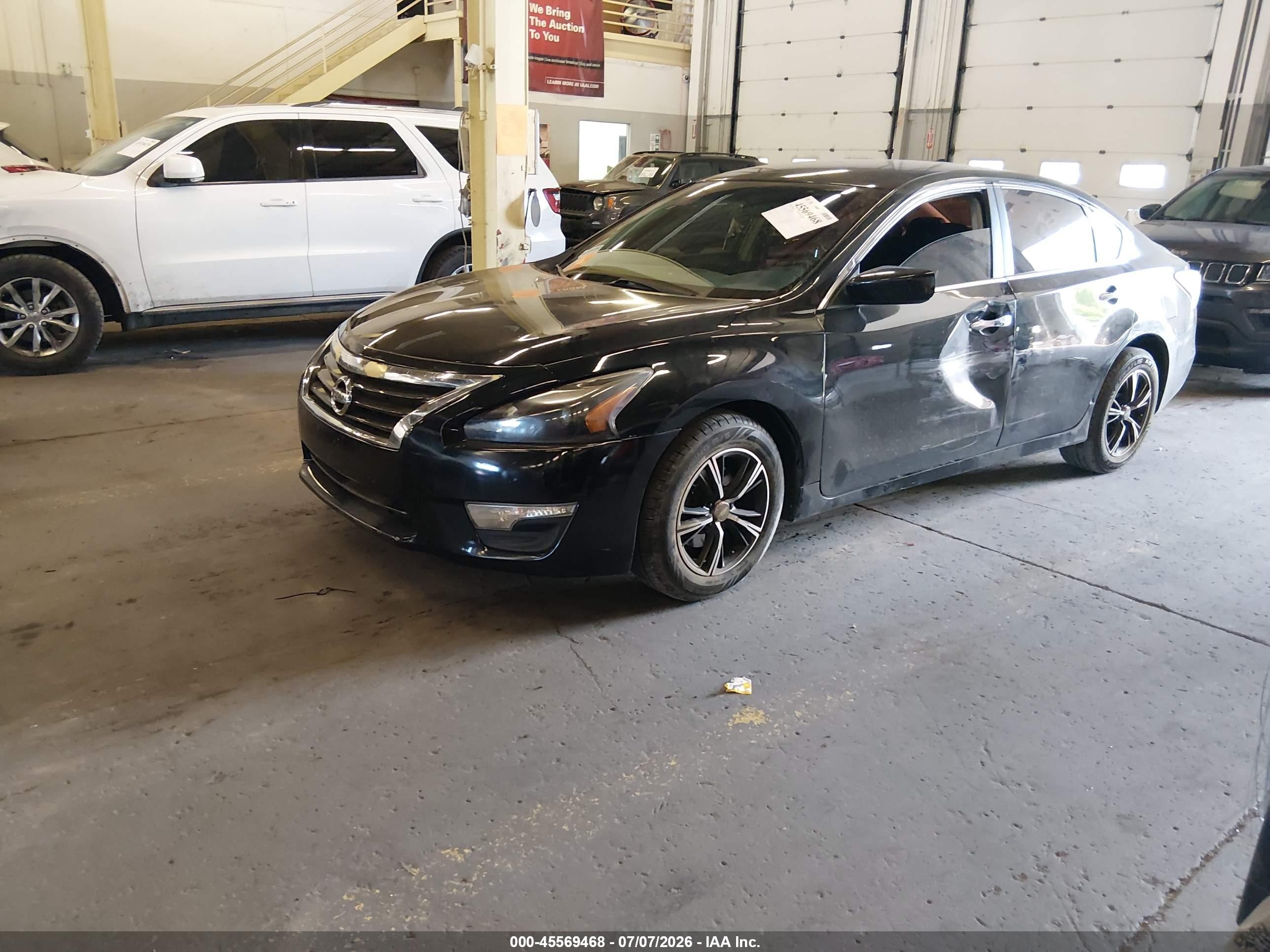 2013 Nissan Altima 2.5 S Black vin: 1N4AL3AP7DC288859