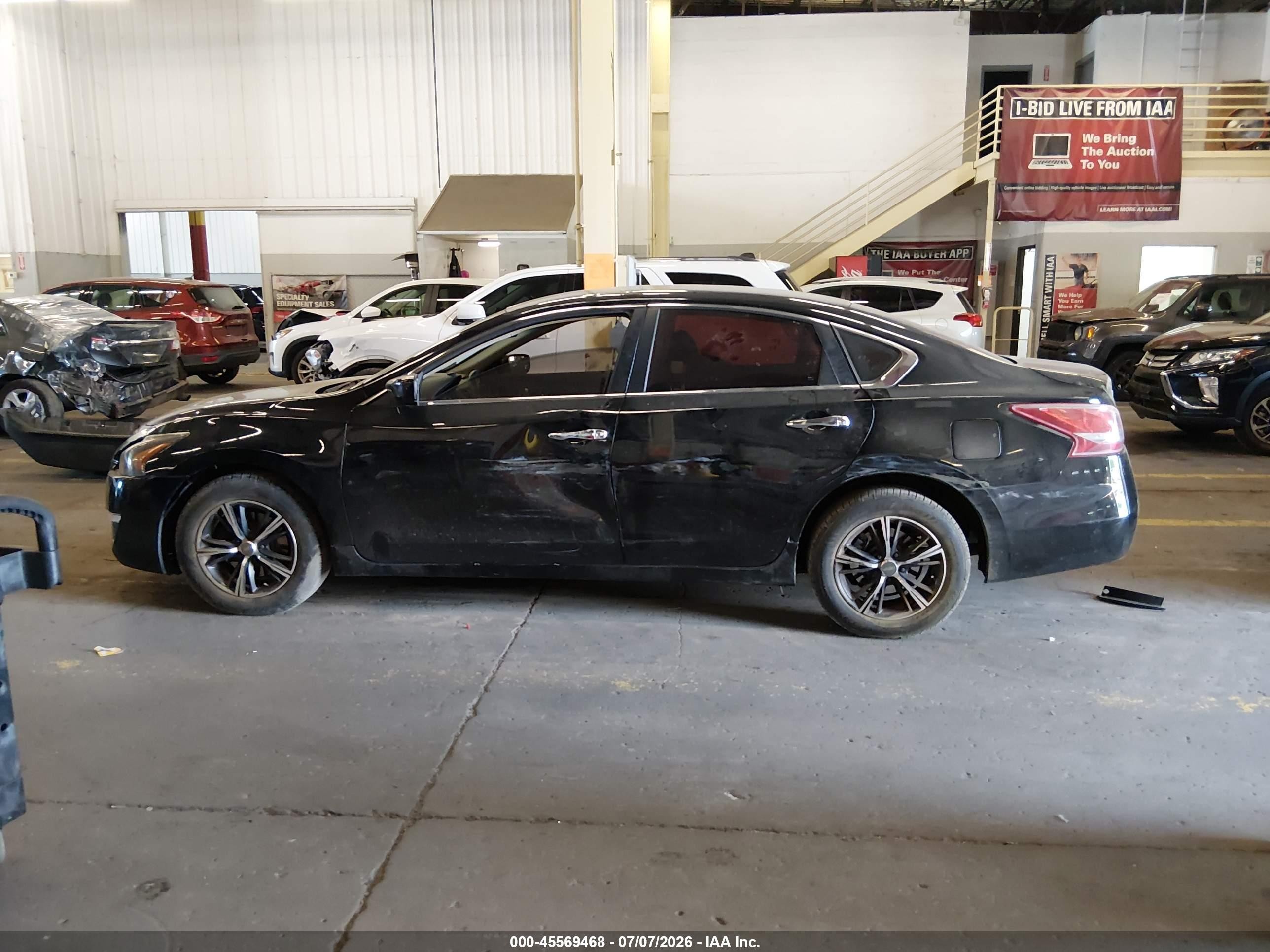 2013 Nissan Altima 2.5 S Black vin: 1N4AL3AP7DC288859