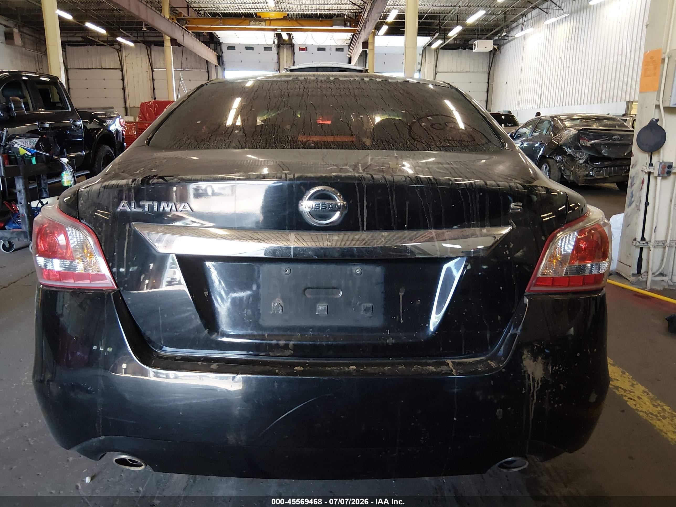 2013 Nissan Altima 2.5 S Black vin: 1N4AL3AP7DC288859