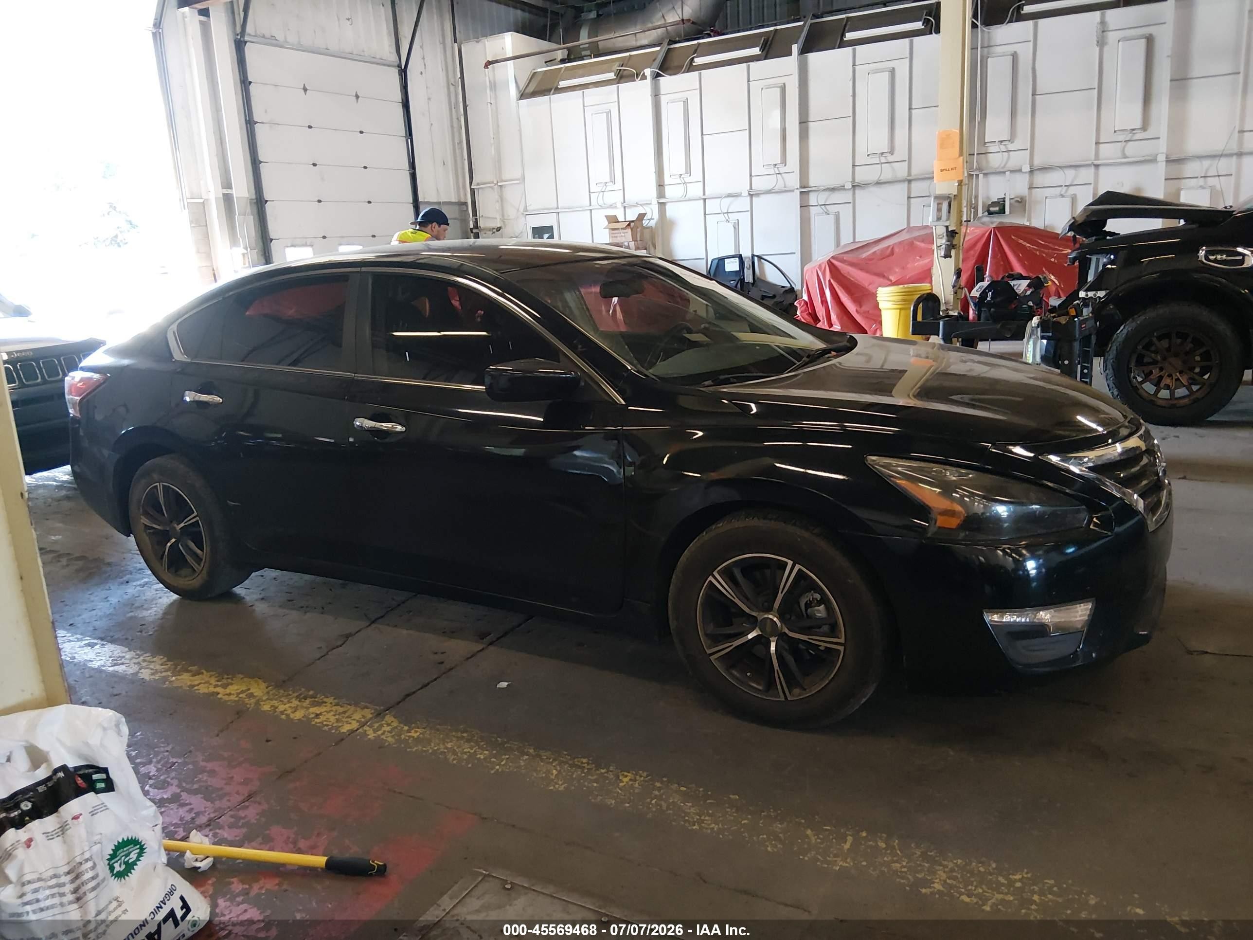 2013 Nissan Altima 2.5 S Black vin: 1N4AL3AP7DC288859