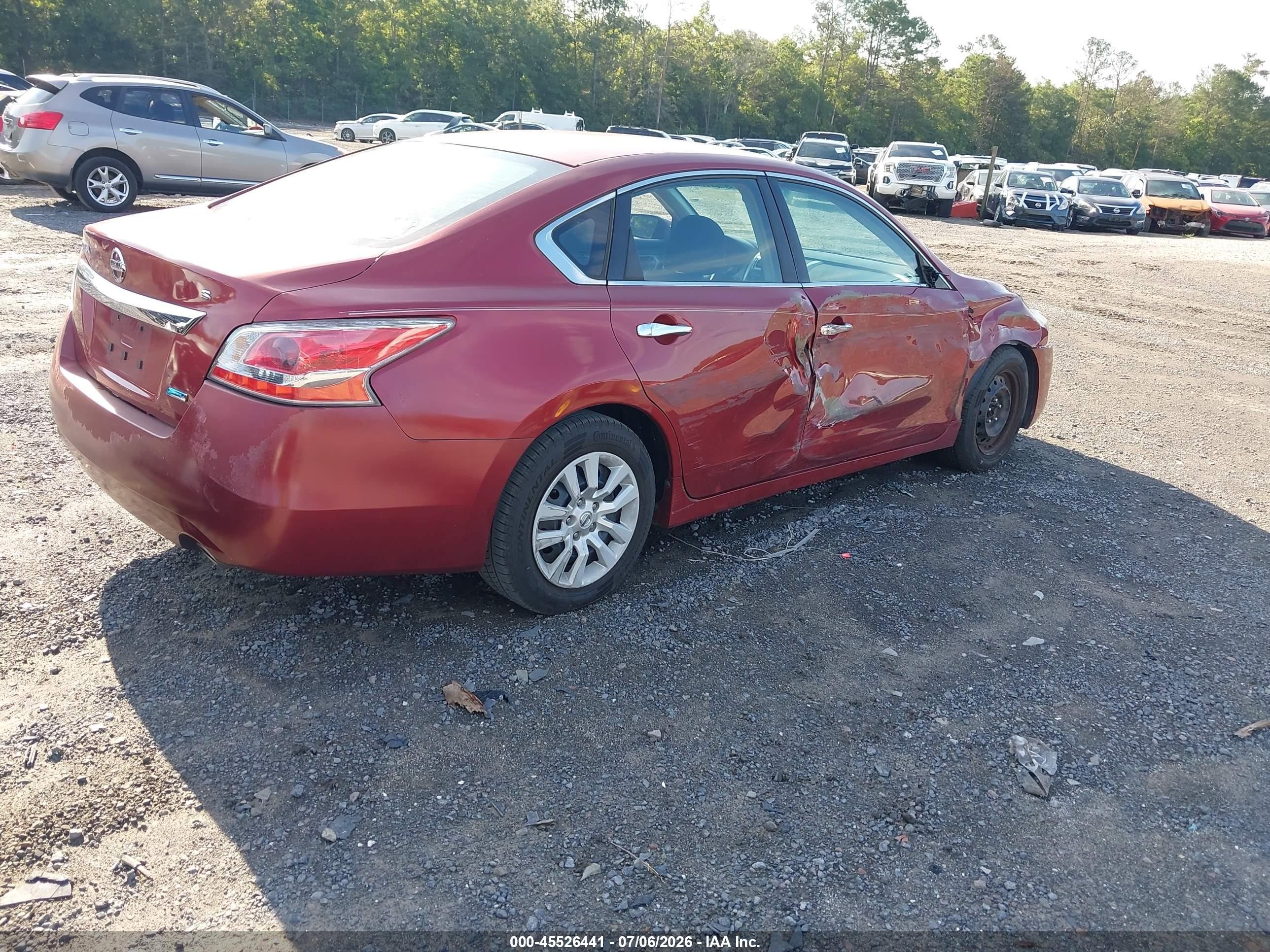 2013 Nissan Altima 2.5 S Red vin: 1N4AL3AP7DC290529