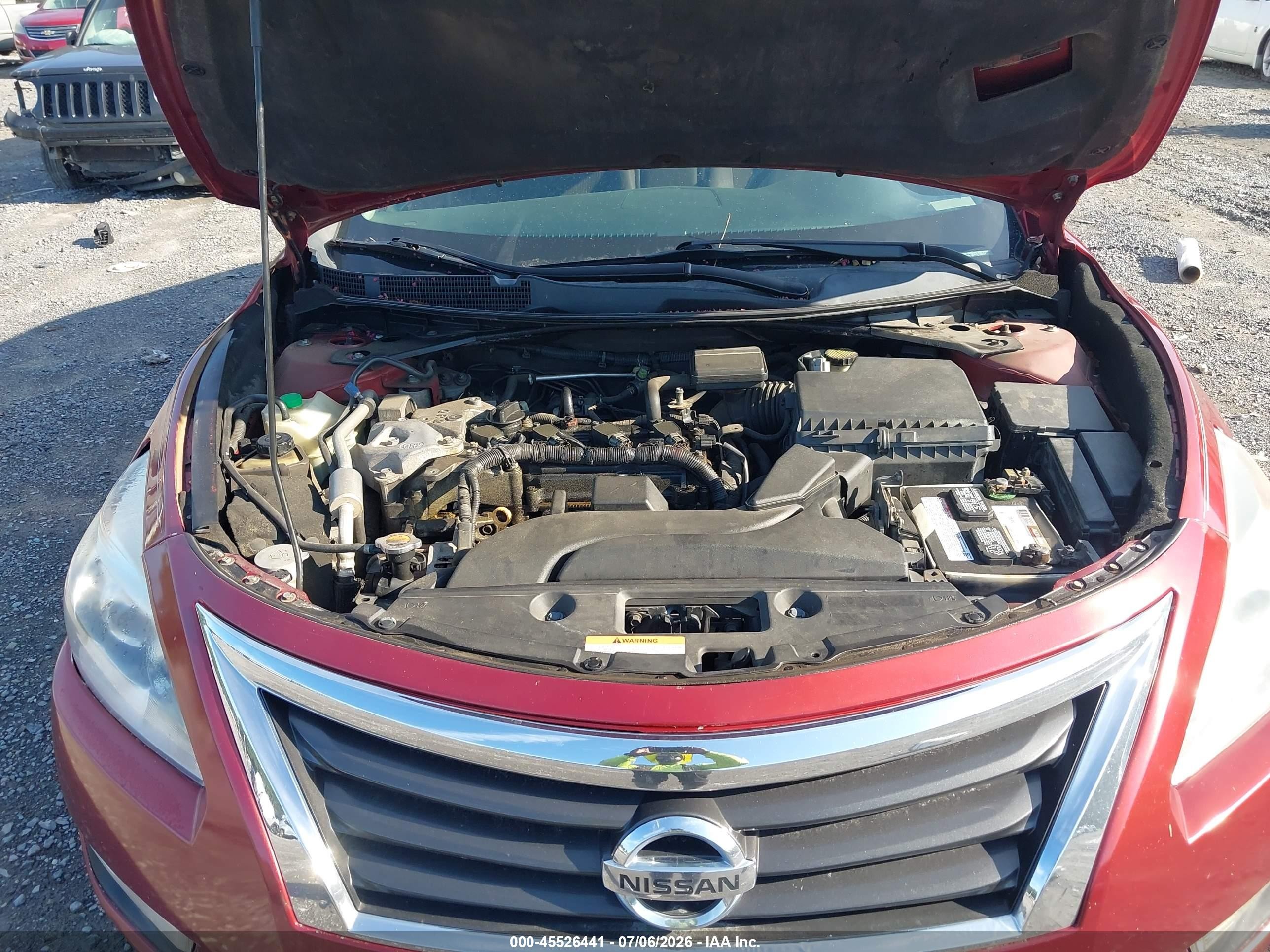 2013 Nissan Altima 2.5 S Red vin: 1N4AL3AP7DC290529