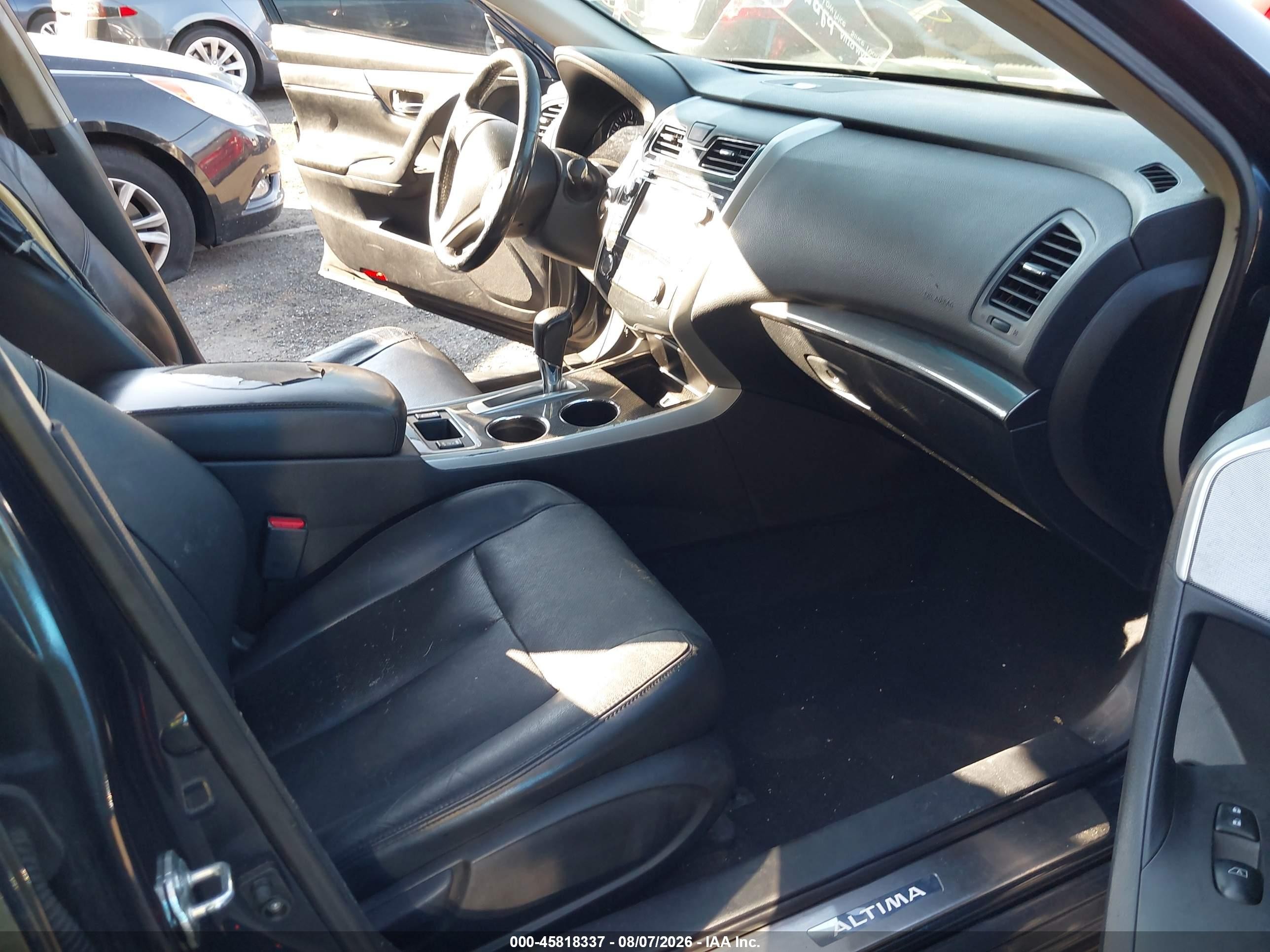 2013 Nissan Altima 2.5 Sl Черный vin: 1N4AL3AP7DC293656