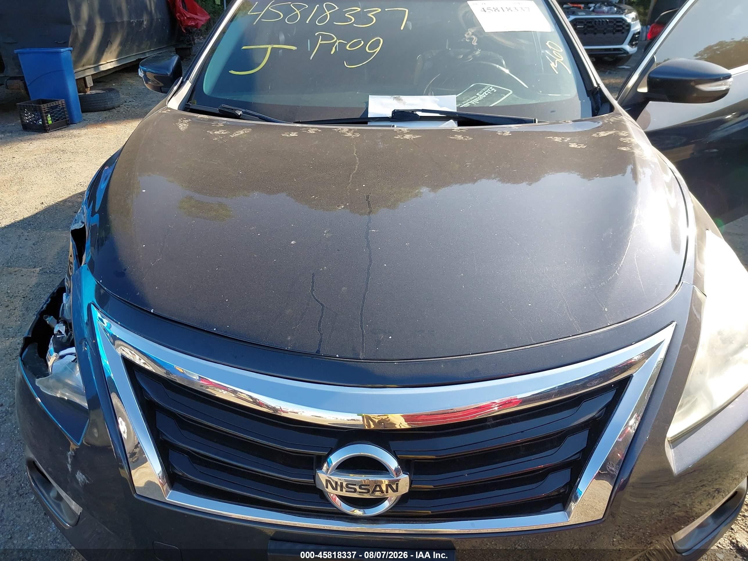 2013 Nissan Altima 2.5 Sl Черный vin: 1N4AL3AP7DC293656