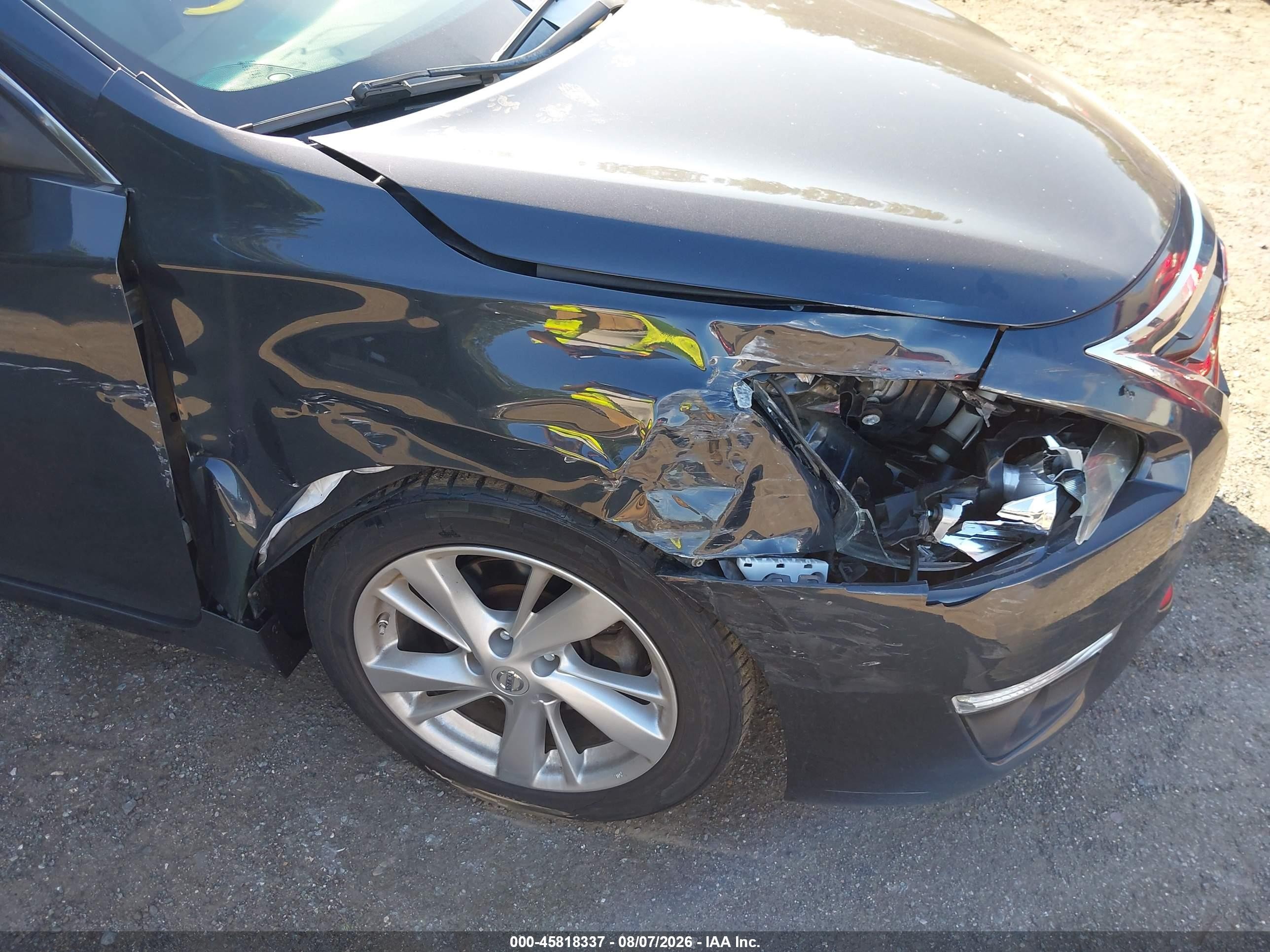 2013 Nissan Altima 2.5 Sl Черный vin: 1N4AL3AP7DC293656