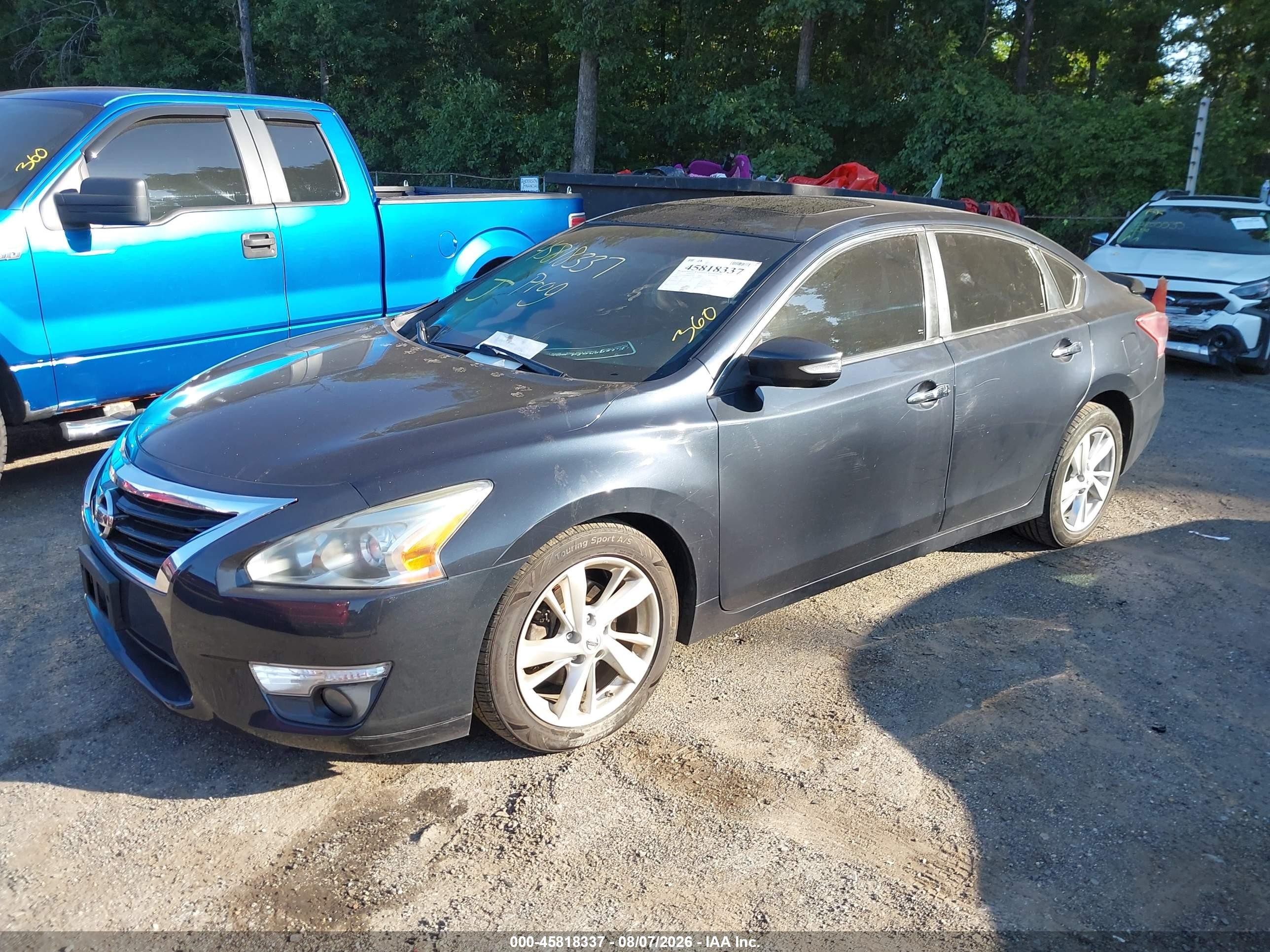 2013 Nissan Altima 2.5 Sl Черный vin: 1N4AL3AP7DC293656