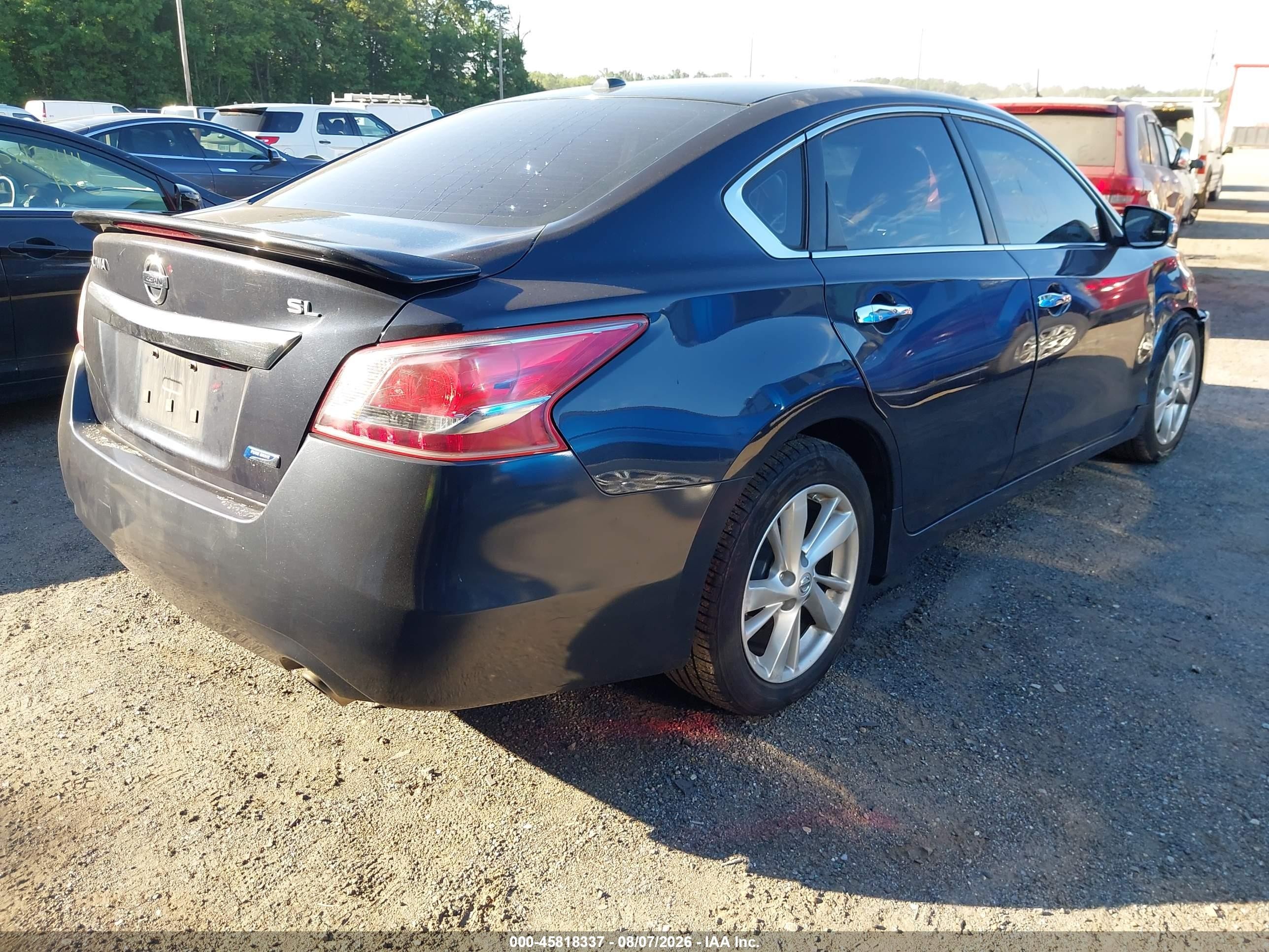 2013 Nissan Altima 2.5 Sl Черный vin: 1N4AL3AP7DC293656