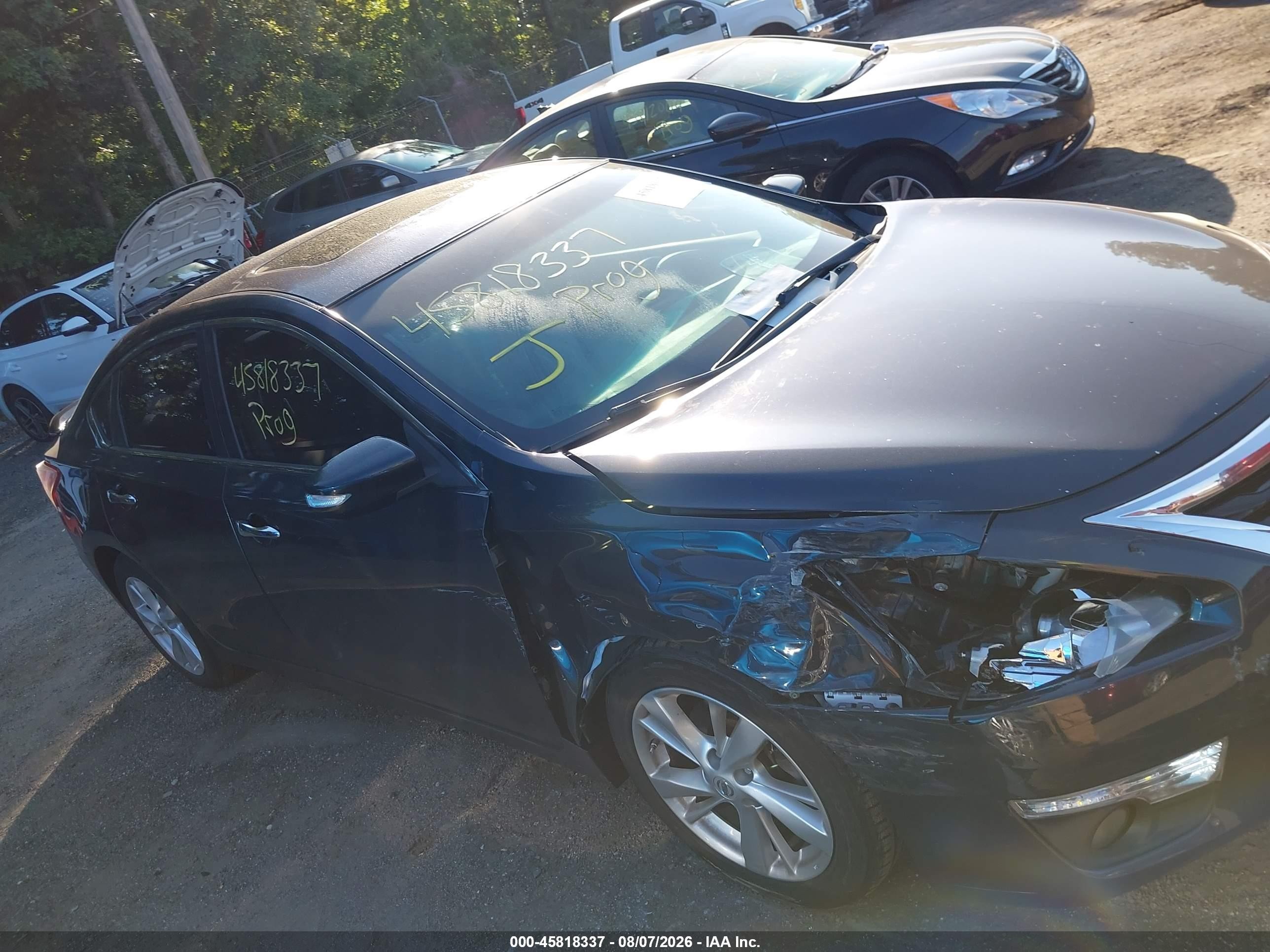 2013 Nissan Altima 2.5 Sl Черный vin: 1N4AL3AP7DC293656