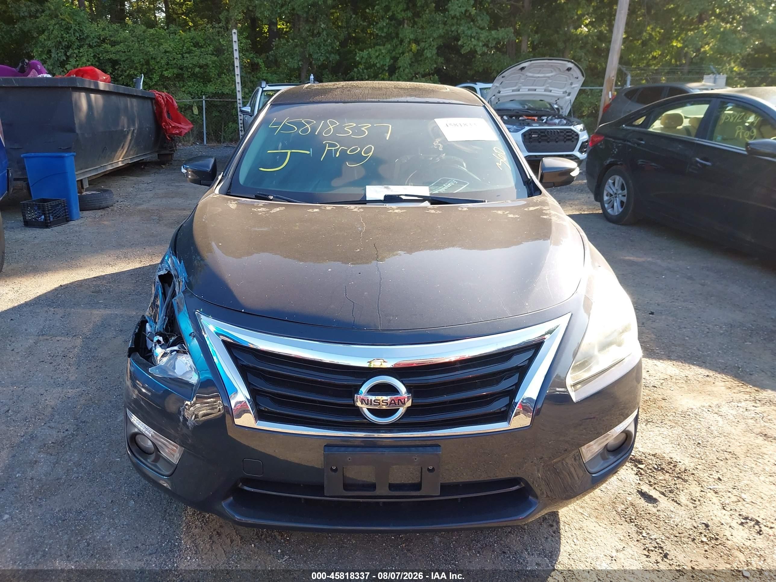 2013 Nissan Altima 2.5 Sl Черный vin: 1N4AL3AP7DC293656