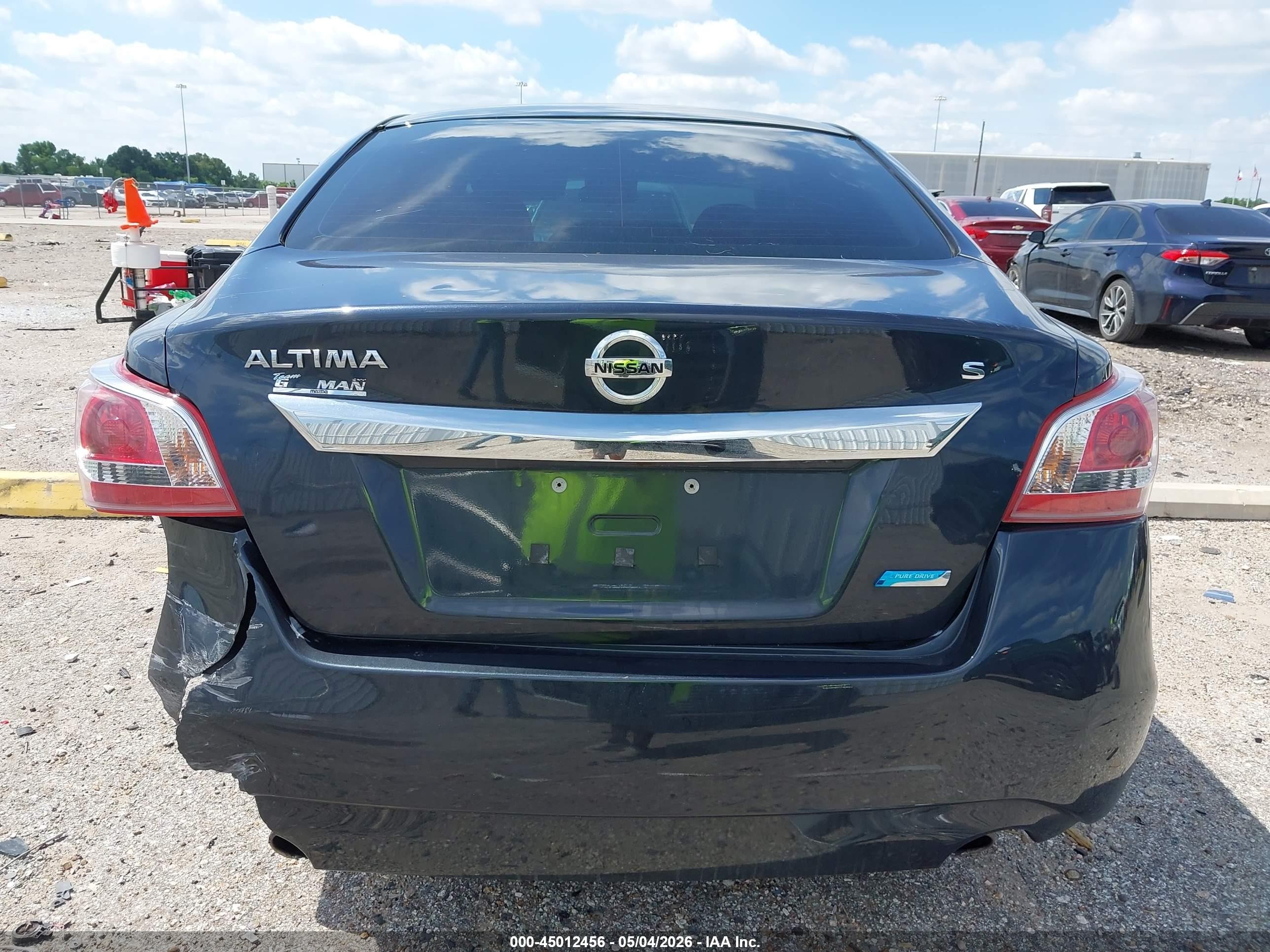 2013 Nissan Altima 2.5 S Black vin: 1N4AL3AP7DC904852
