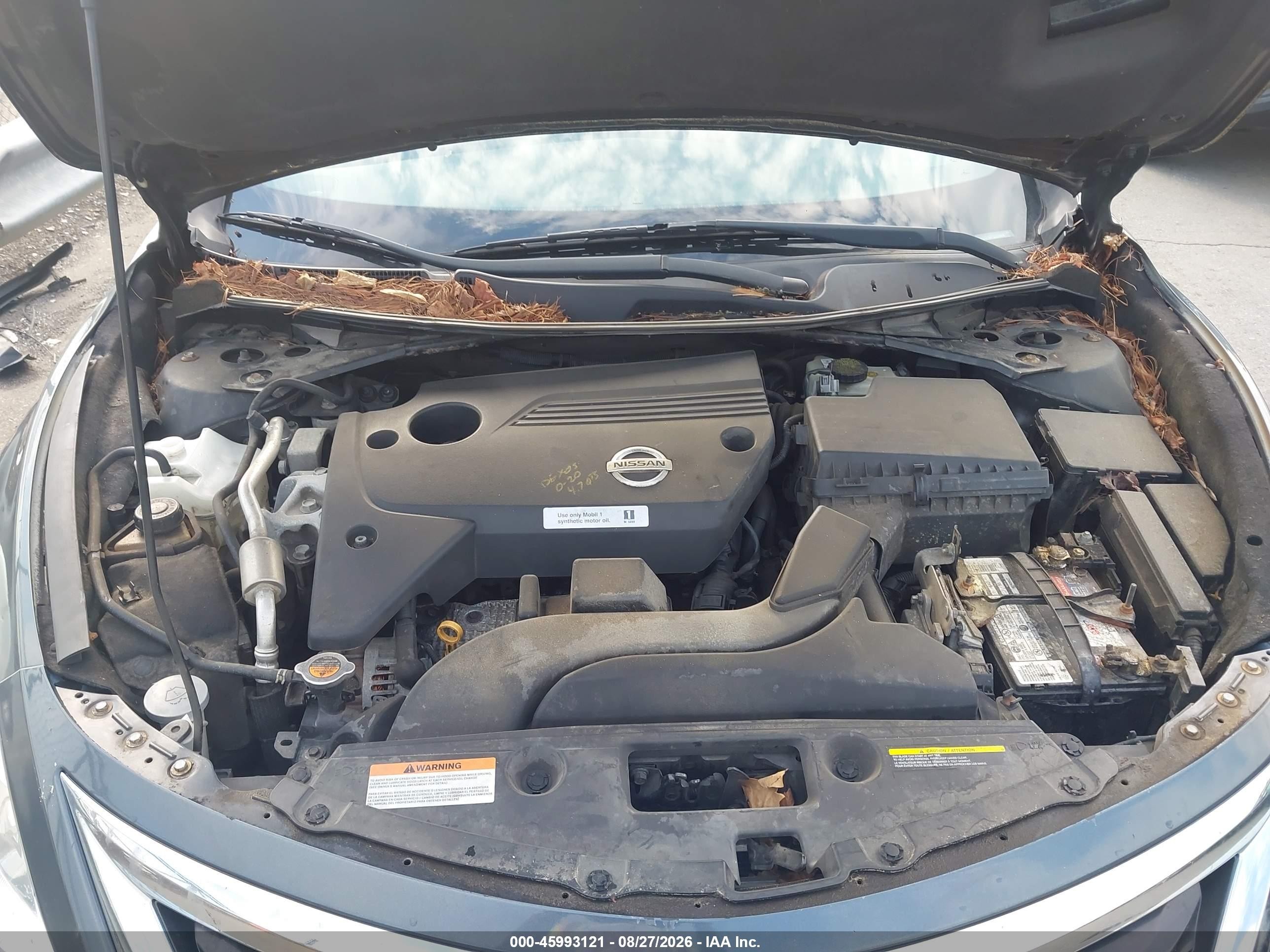 2013 Nissan Altima 2.5 S Gray vin: 1N4AL3AP7DC919836