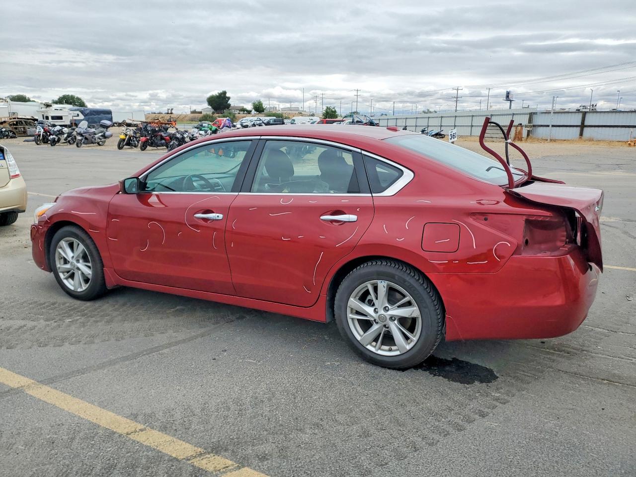 2013 Nissan Altima 2.5 Красный vin: 1N4AL3AP7DN402458