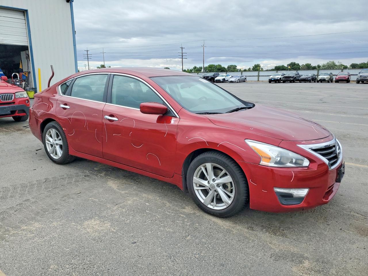 2013 Nissan Altima 2.5 Красный vin: 1N4AL3AP7DN402458