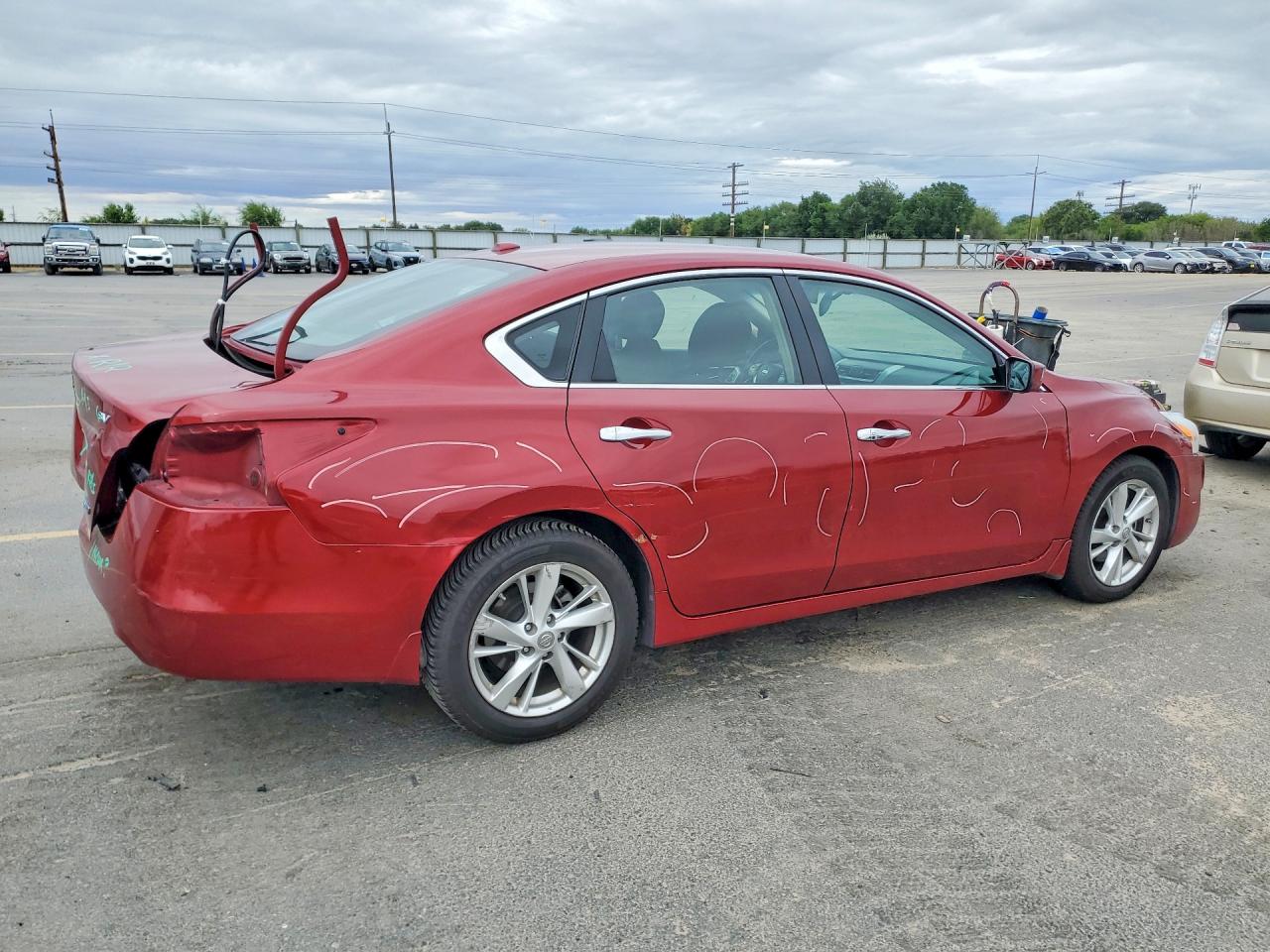 2013 Nissan Altima 2.5 Красный vin: 1N4AL3AP7DN402458