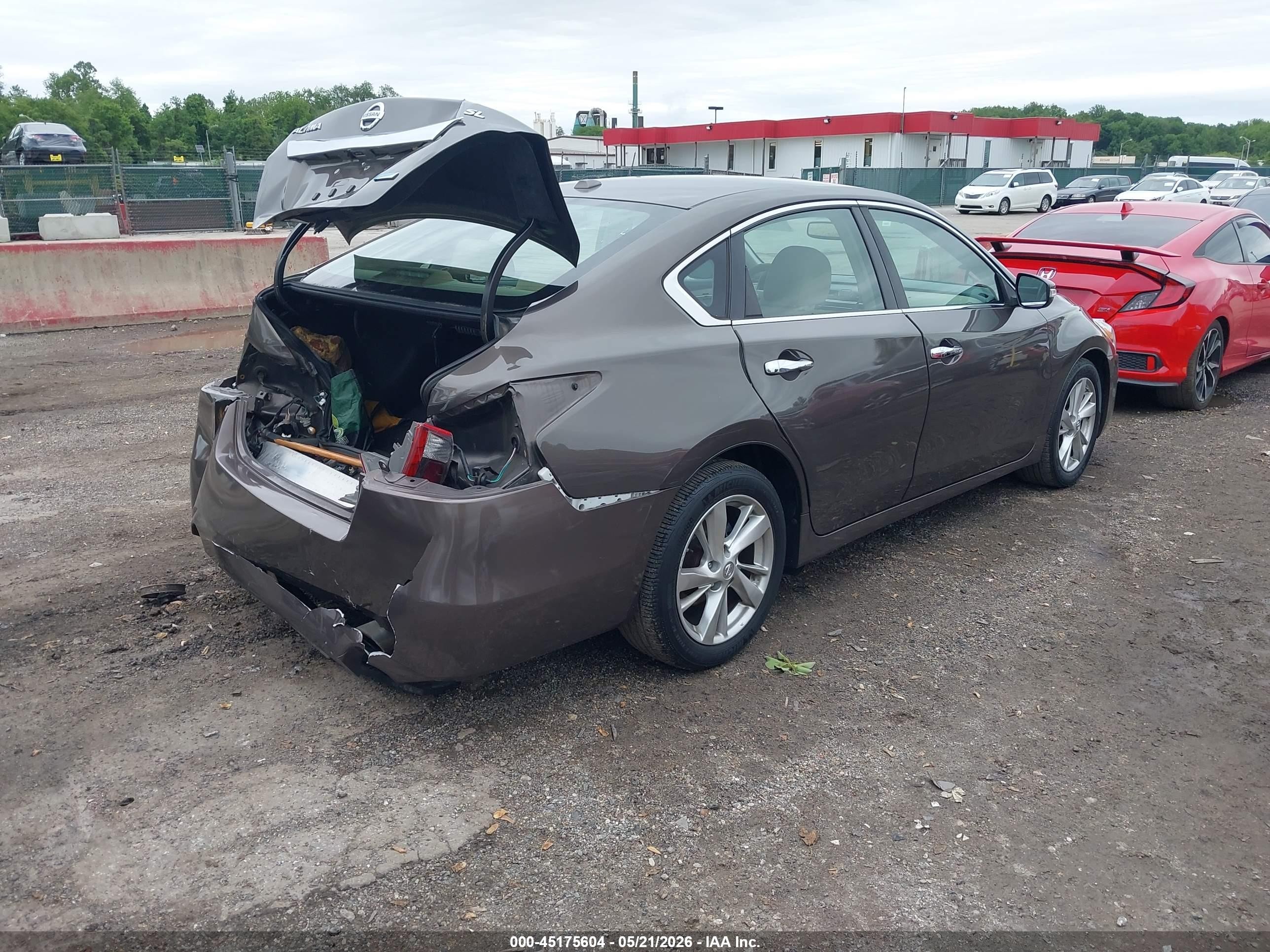 2013 Nissan Altima 2.5 Sl Brown vin: 1N4AL3AP7DN407904