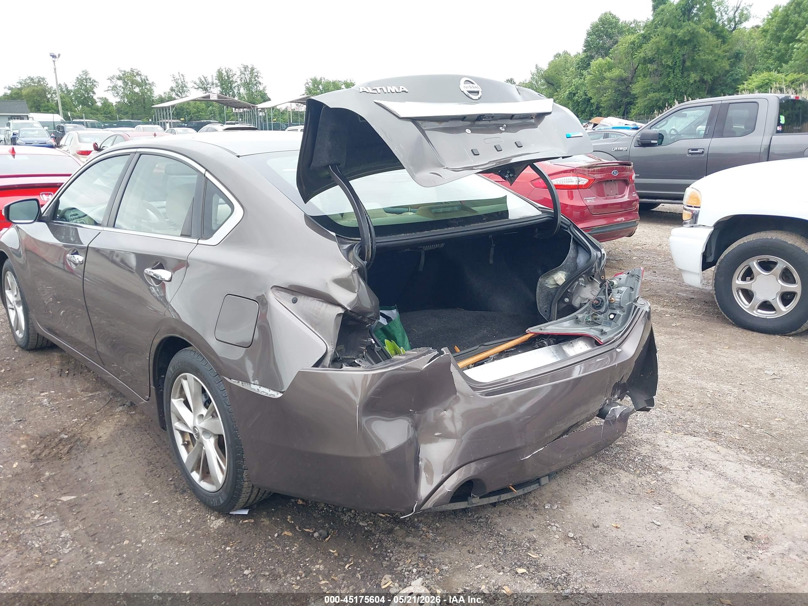 2013 Nissan Altima 2.5 Sl Brown vin: 1N4AL3AP7DN407904
