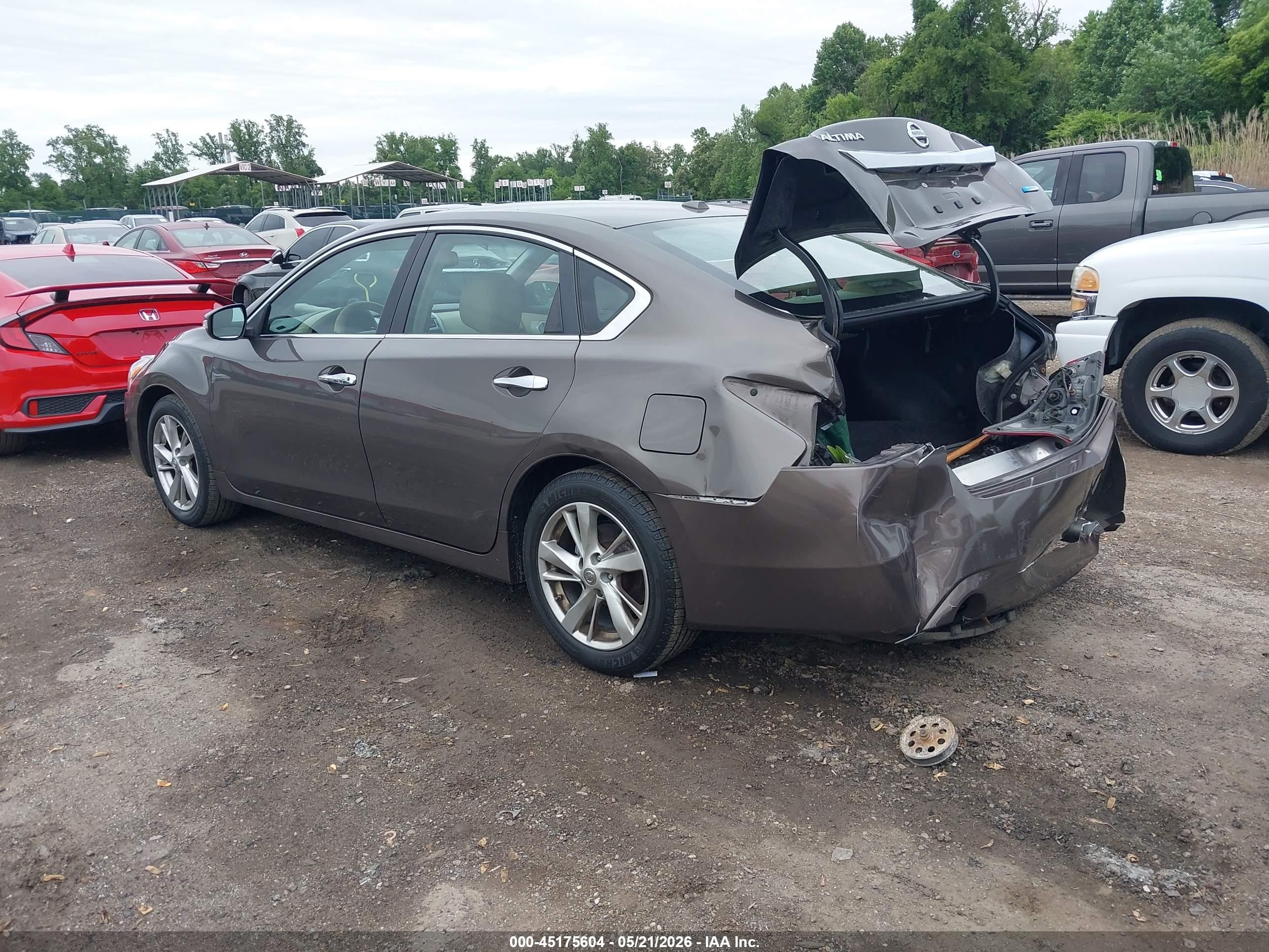 2013 Nissan Altima 2.5 Sl Brown vin: 1N4AL3AP7DN407904