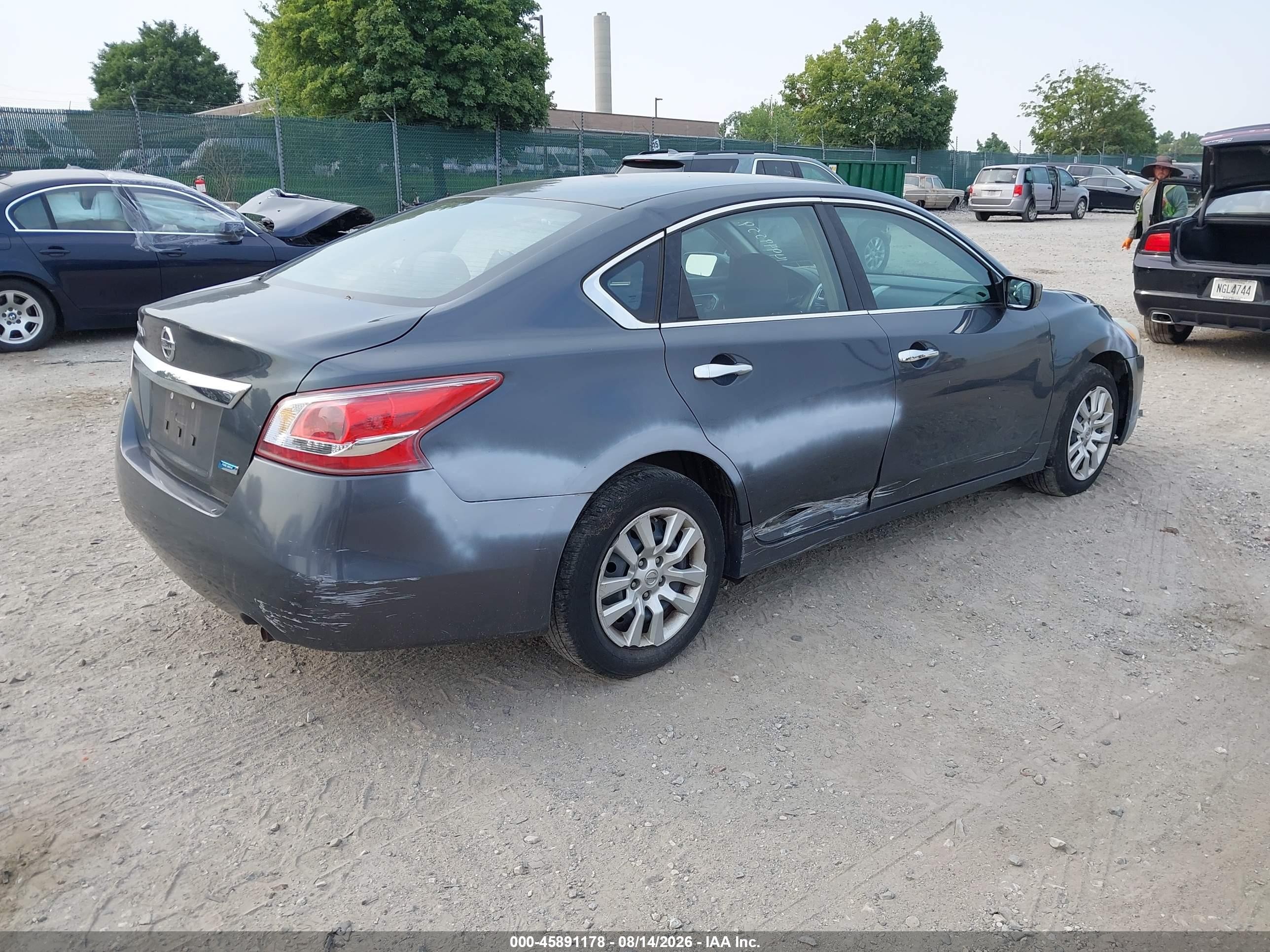 2013 Nissan Altima 2.5 Gray vin: 1N4AL3AP7DN417347