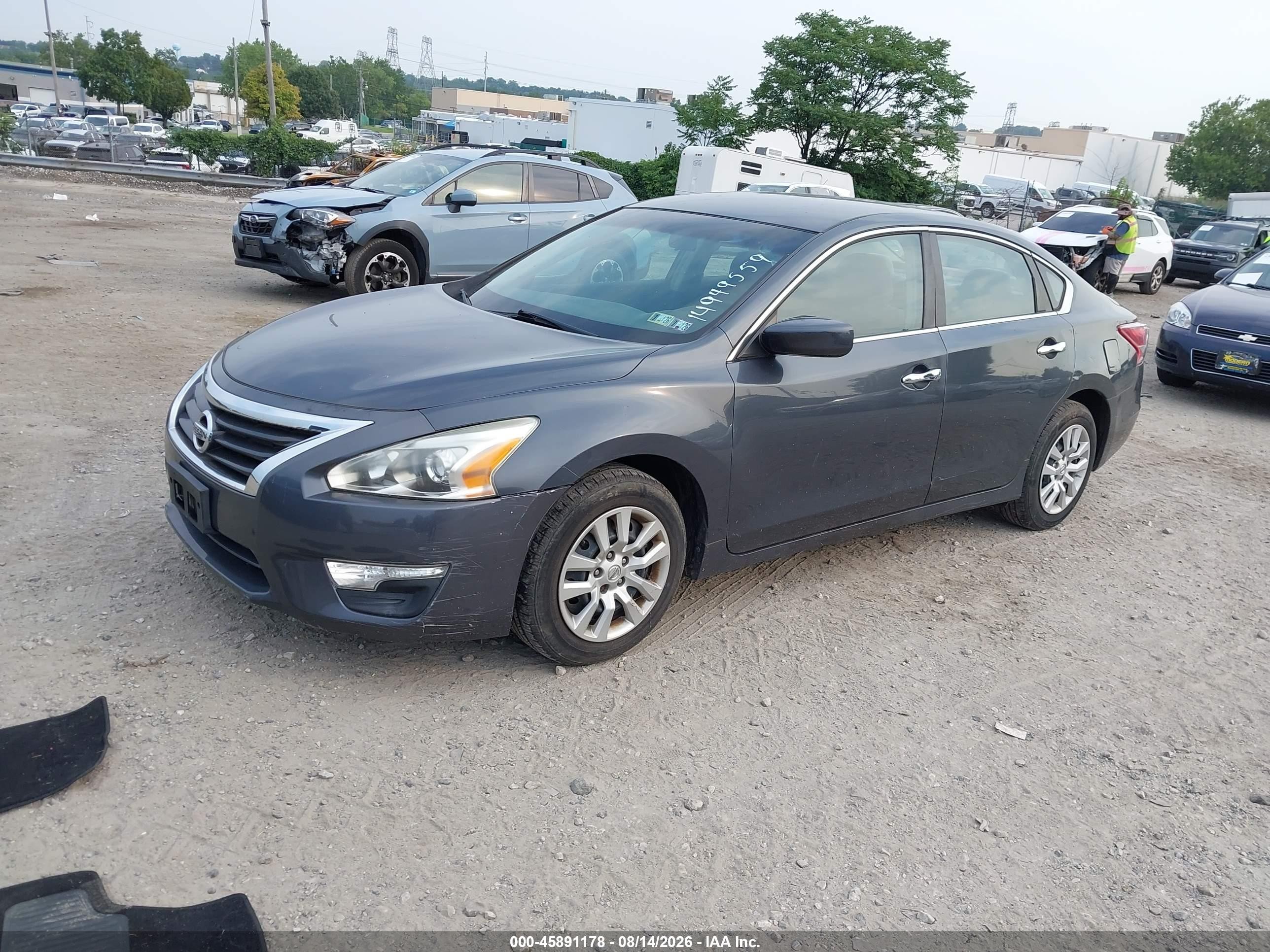 2013 Nissan Altima 2.5 Gray vin: 1N4AL3AP7DN417347
