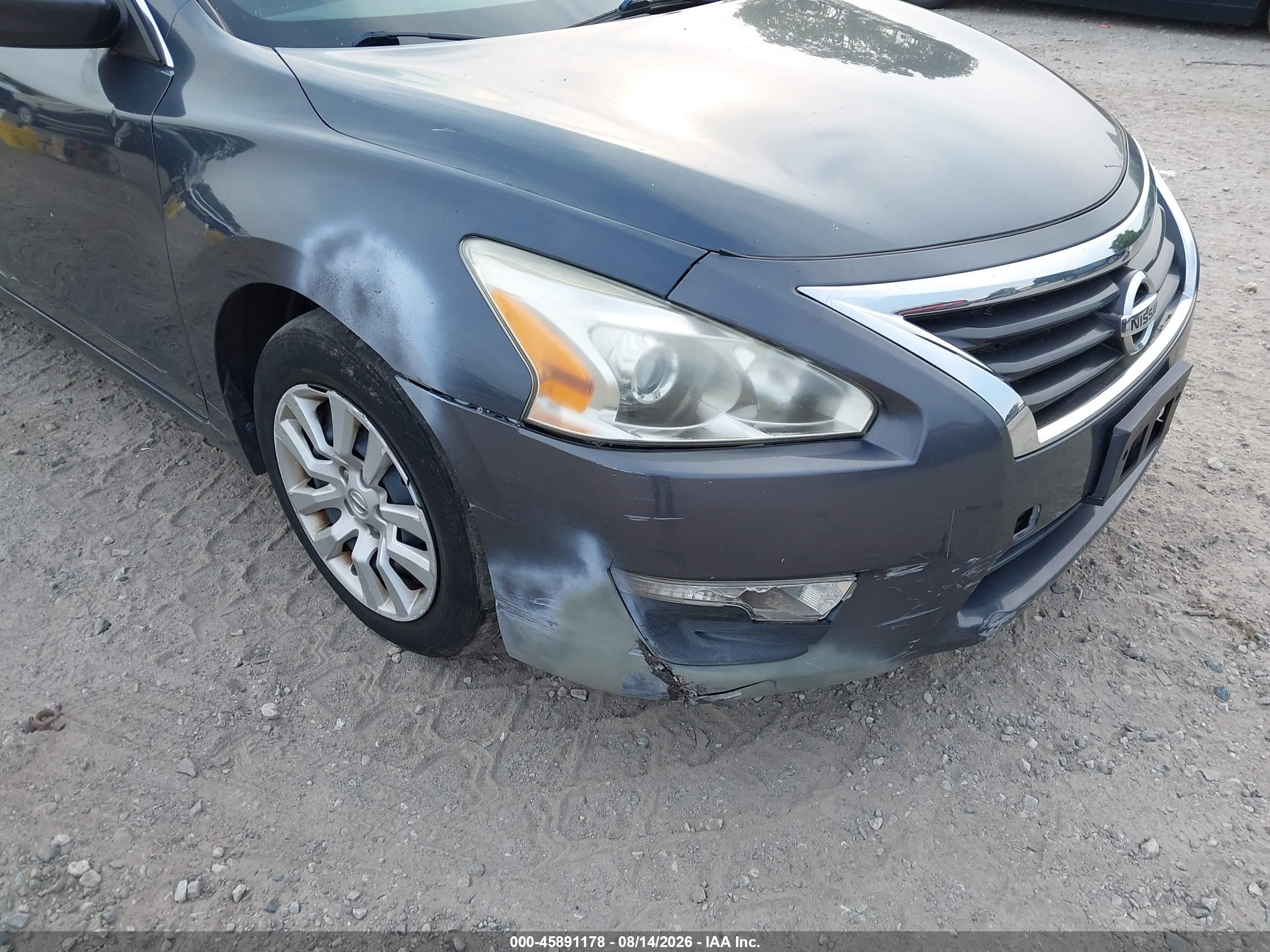 2013 Nissan Altima 2.5 Gray vin: 1N4AL3AP7DN417347