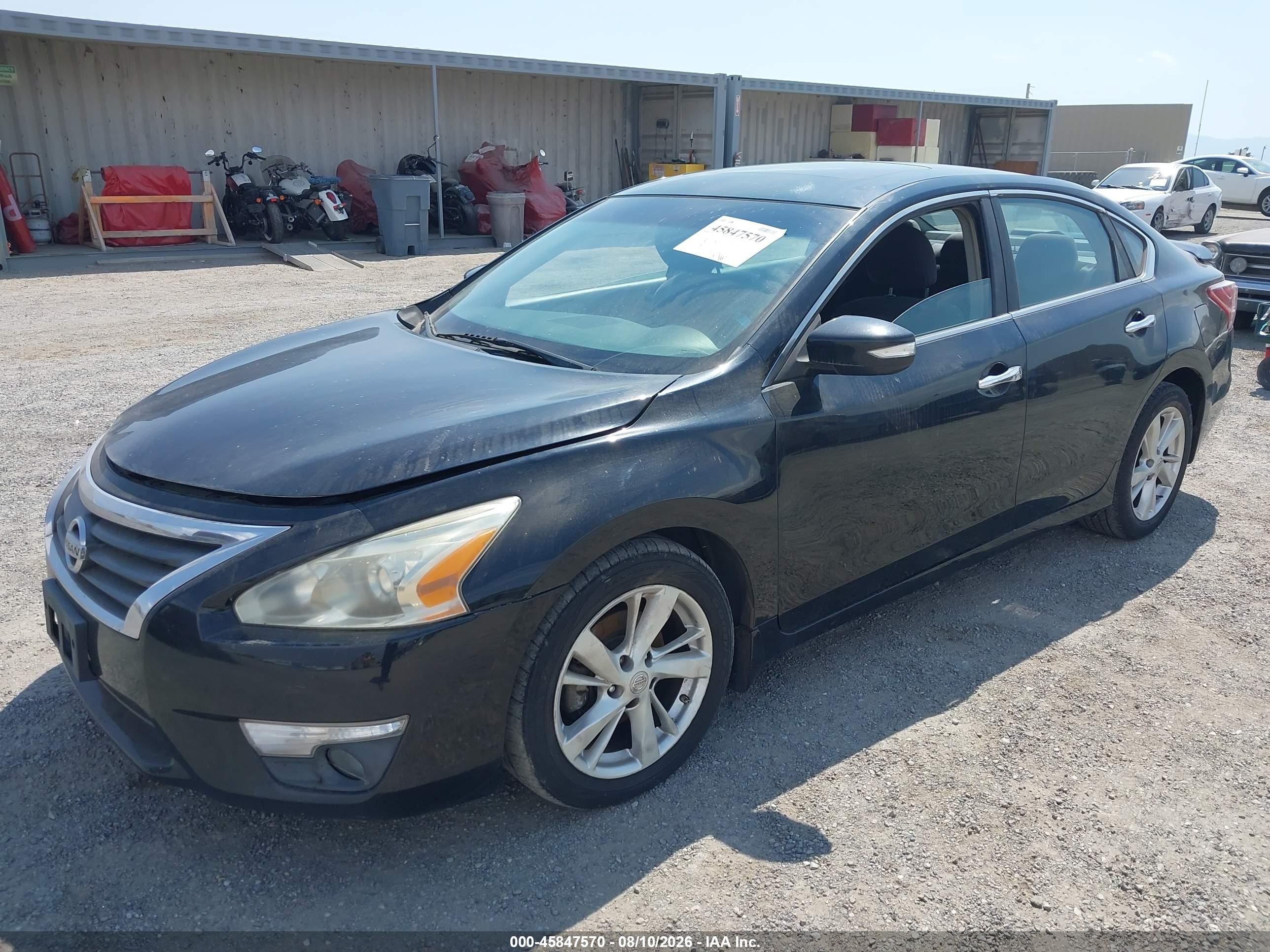 2013 Nissan Altima 2.5 Sv Black vin: 1N4AL3AP7DN417686