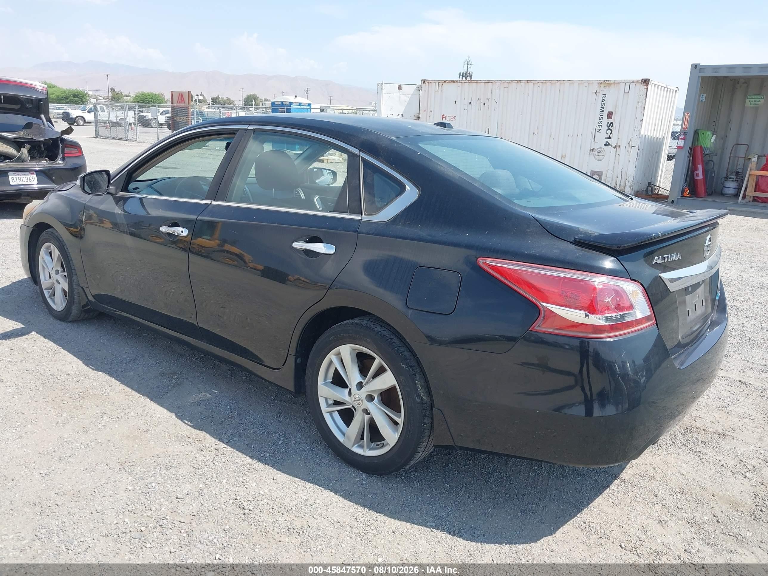 2013 Nissan Altima 2.5 Sv Black vin: 1N4AL3AP7DN417686